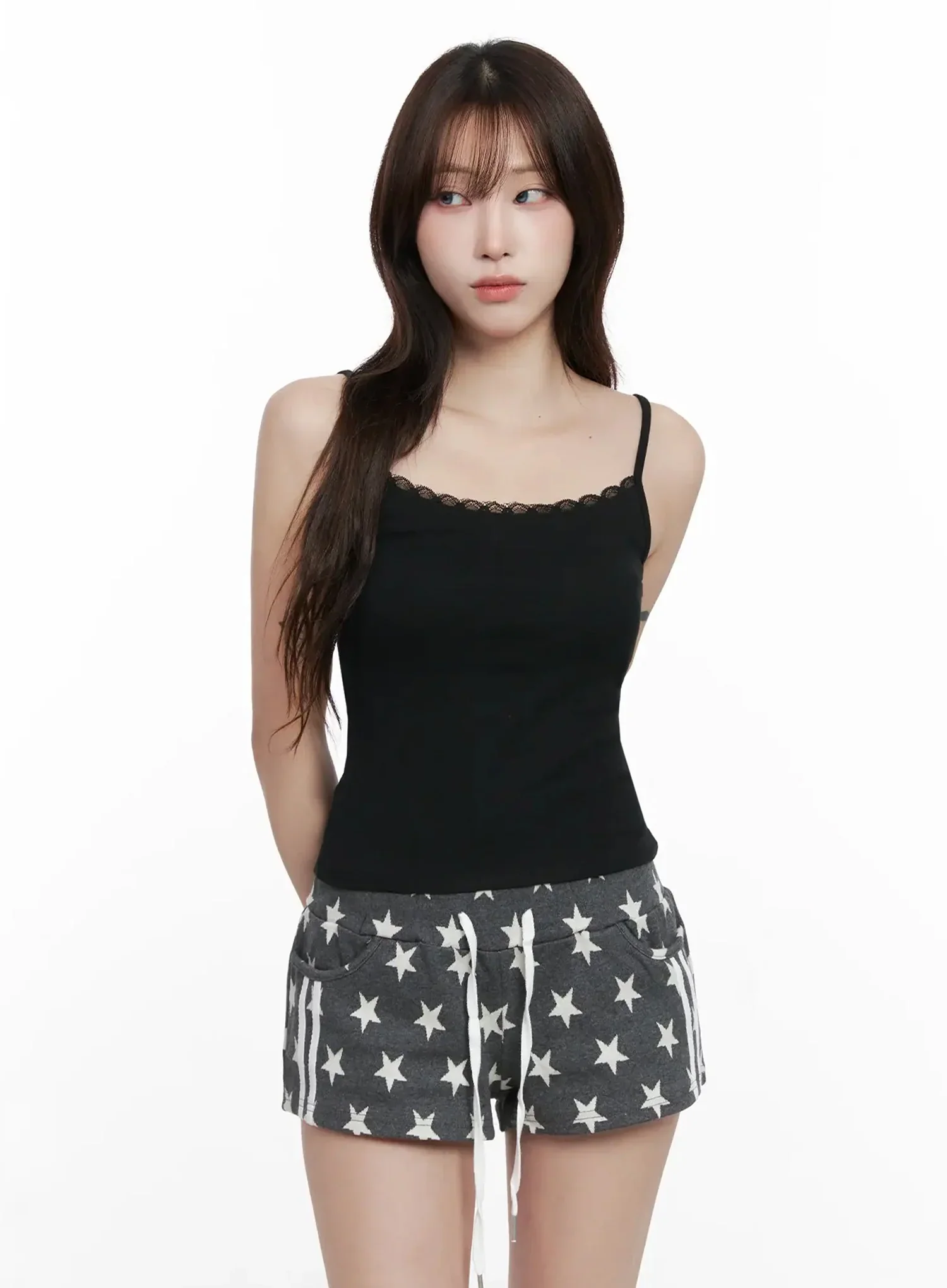 Lace Trim Cami Tank Top IN514 - Image 2