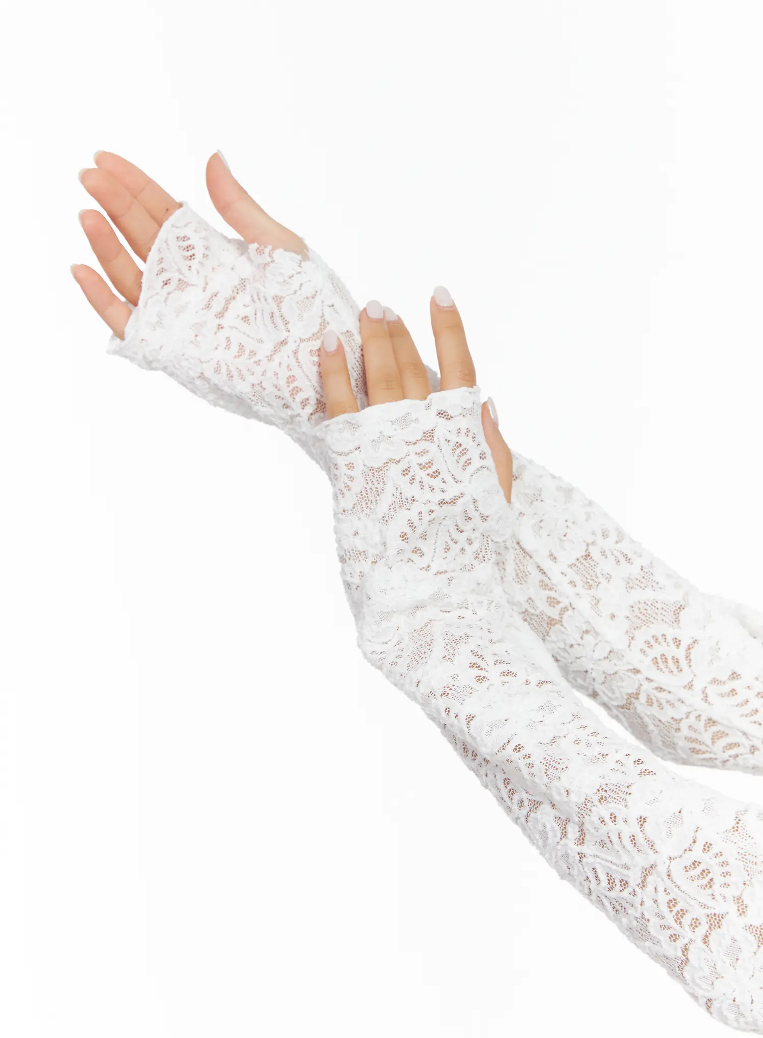 Lace Turtleneck Long Sleeve Top CN514 - Image 4
