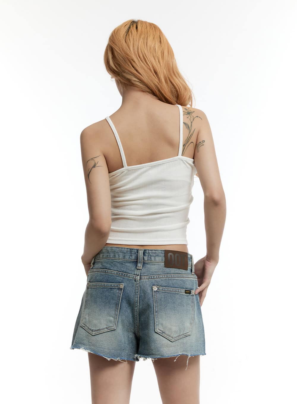 Lace V-Neck Crop Cami Top CY501 - Image 6