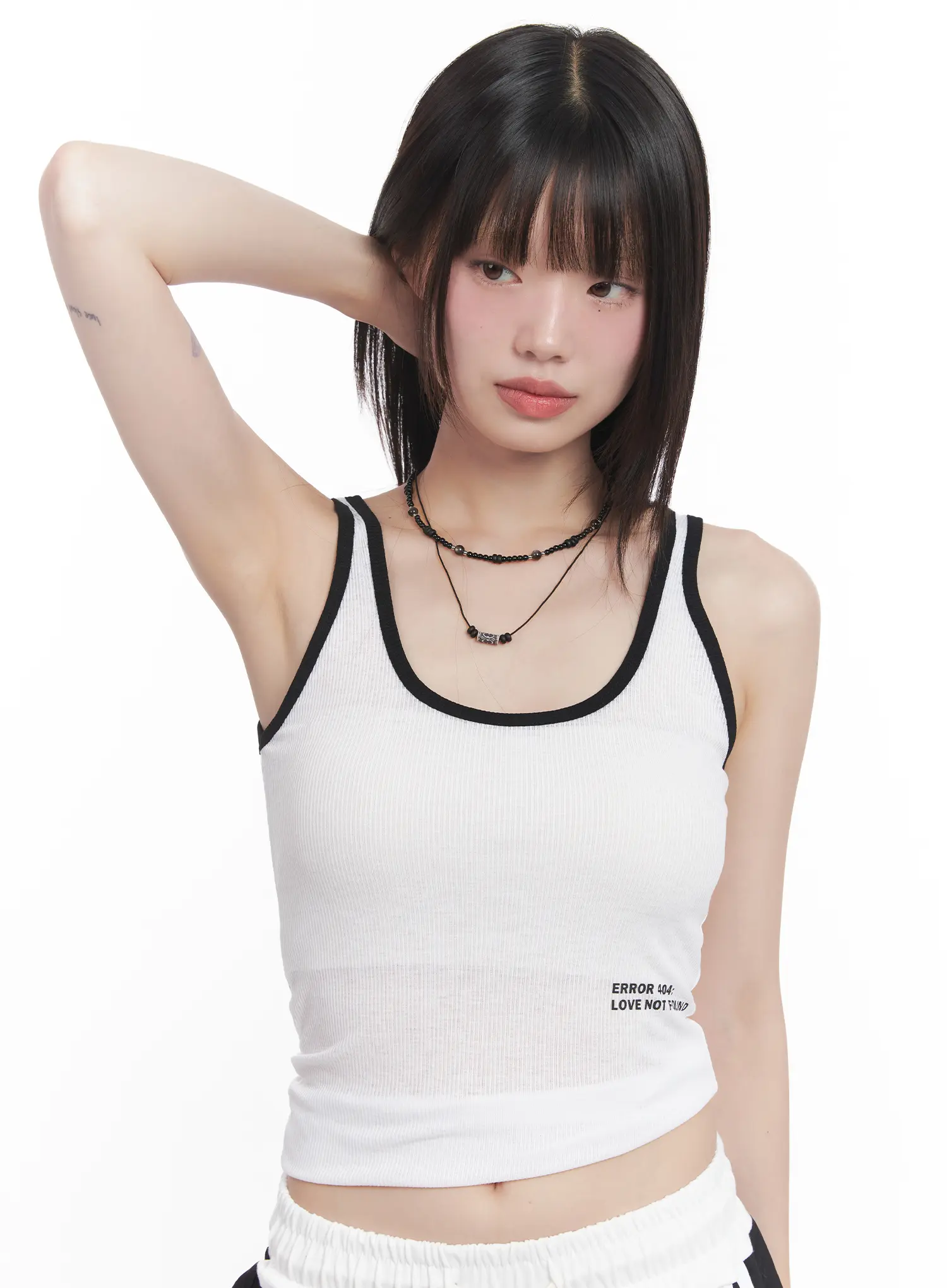 Layered Beaded Necklace CU518 - Image 2