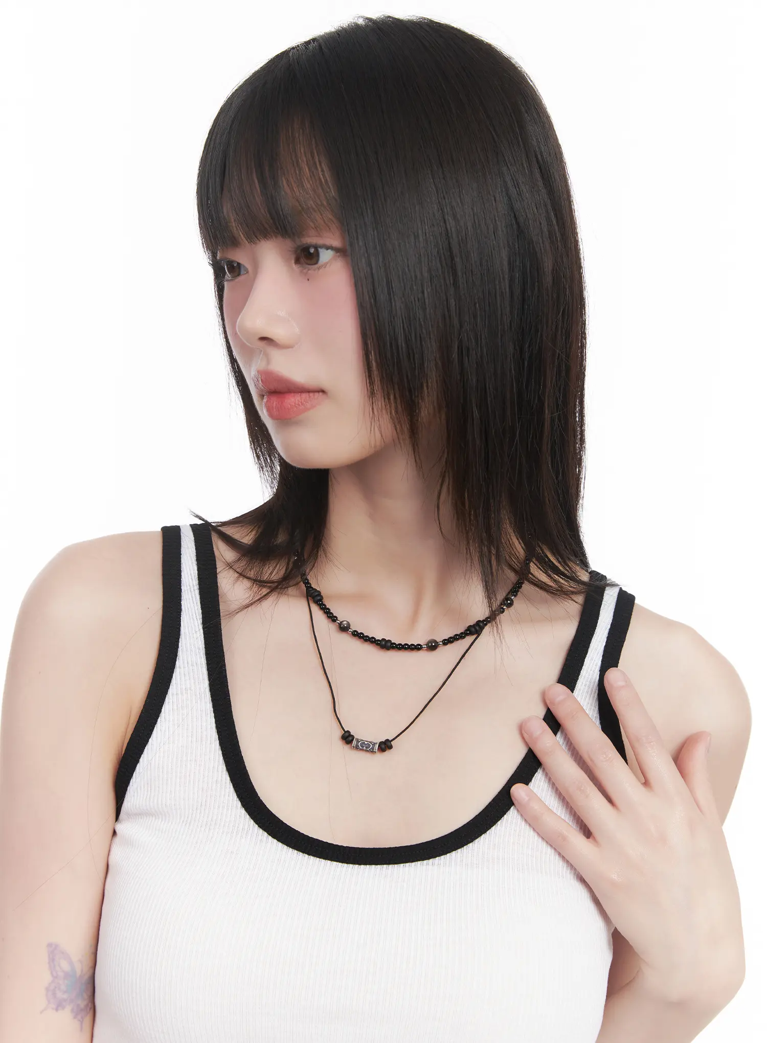 Layered Beaded Necklace CU518 - Image 5