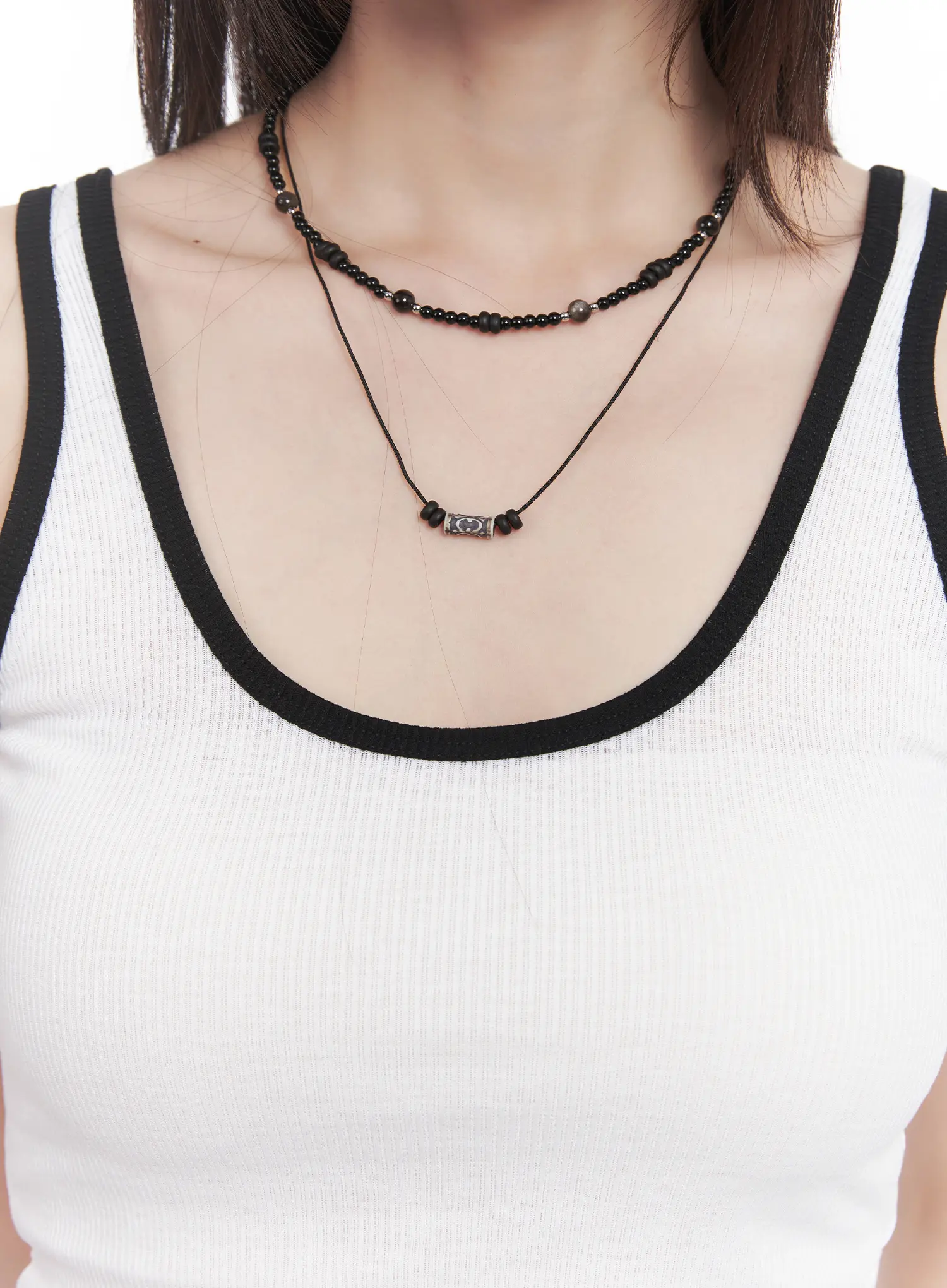 Layered Beaded Necklace CU518 - Image 6
