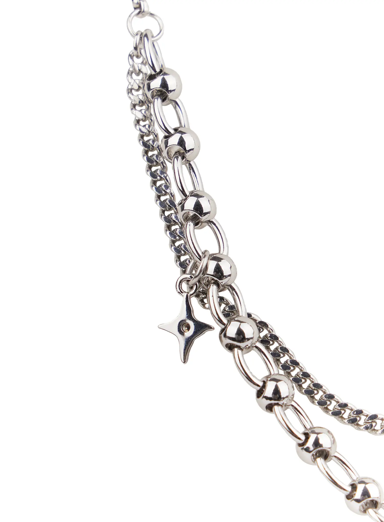 Layered Bow Charm Necklace CM505 - Image 5
