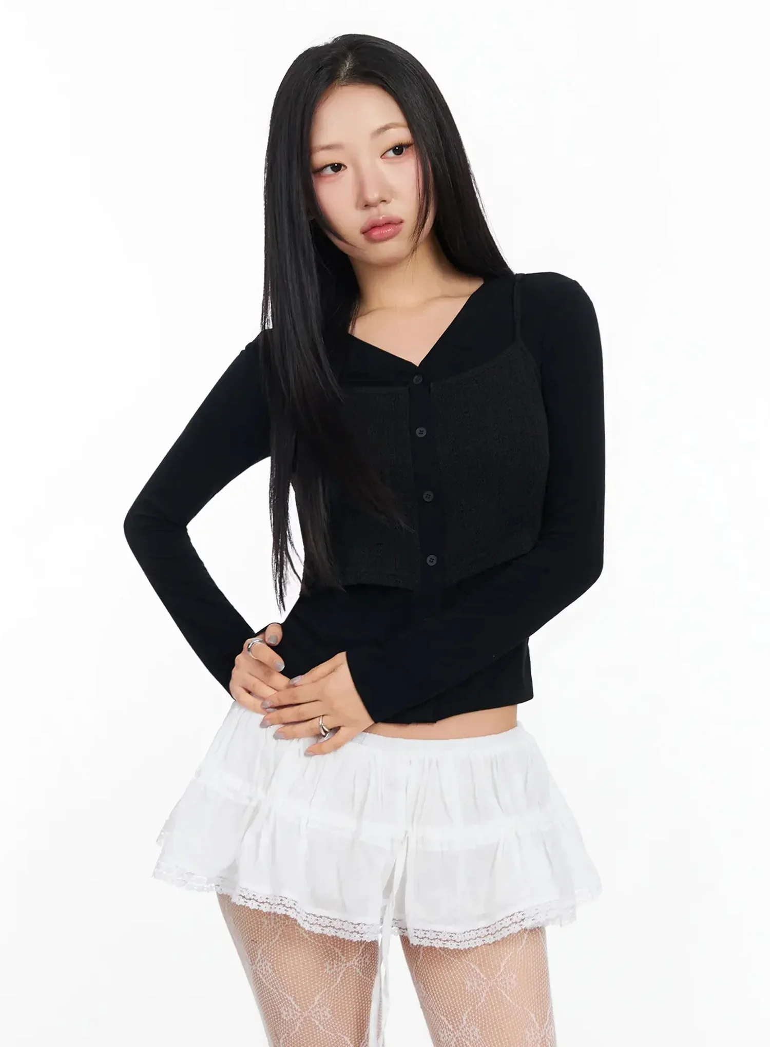 Layered Bustier Top IA507 - Image 14