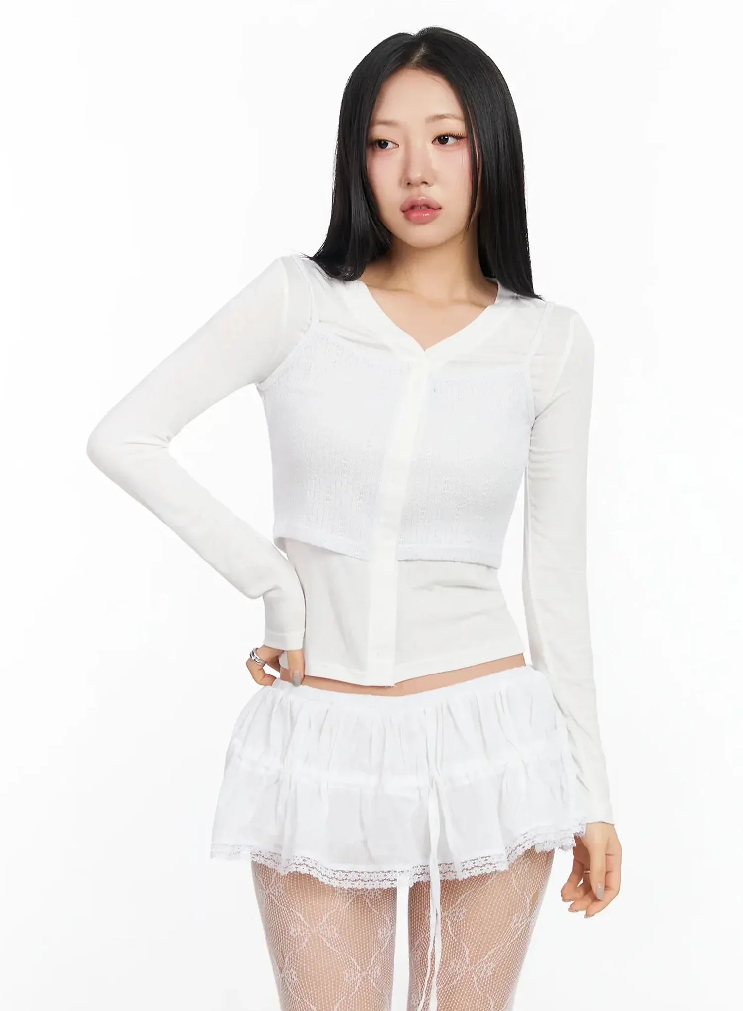 Layered Bustier Top IA507 - Image 3