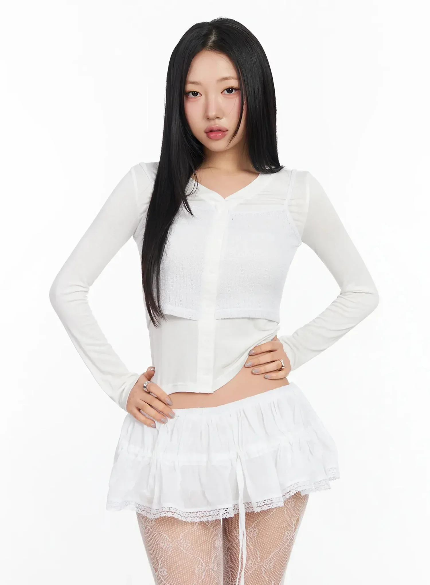 Layered Bustier Top IA507 - Image 7