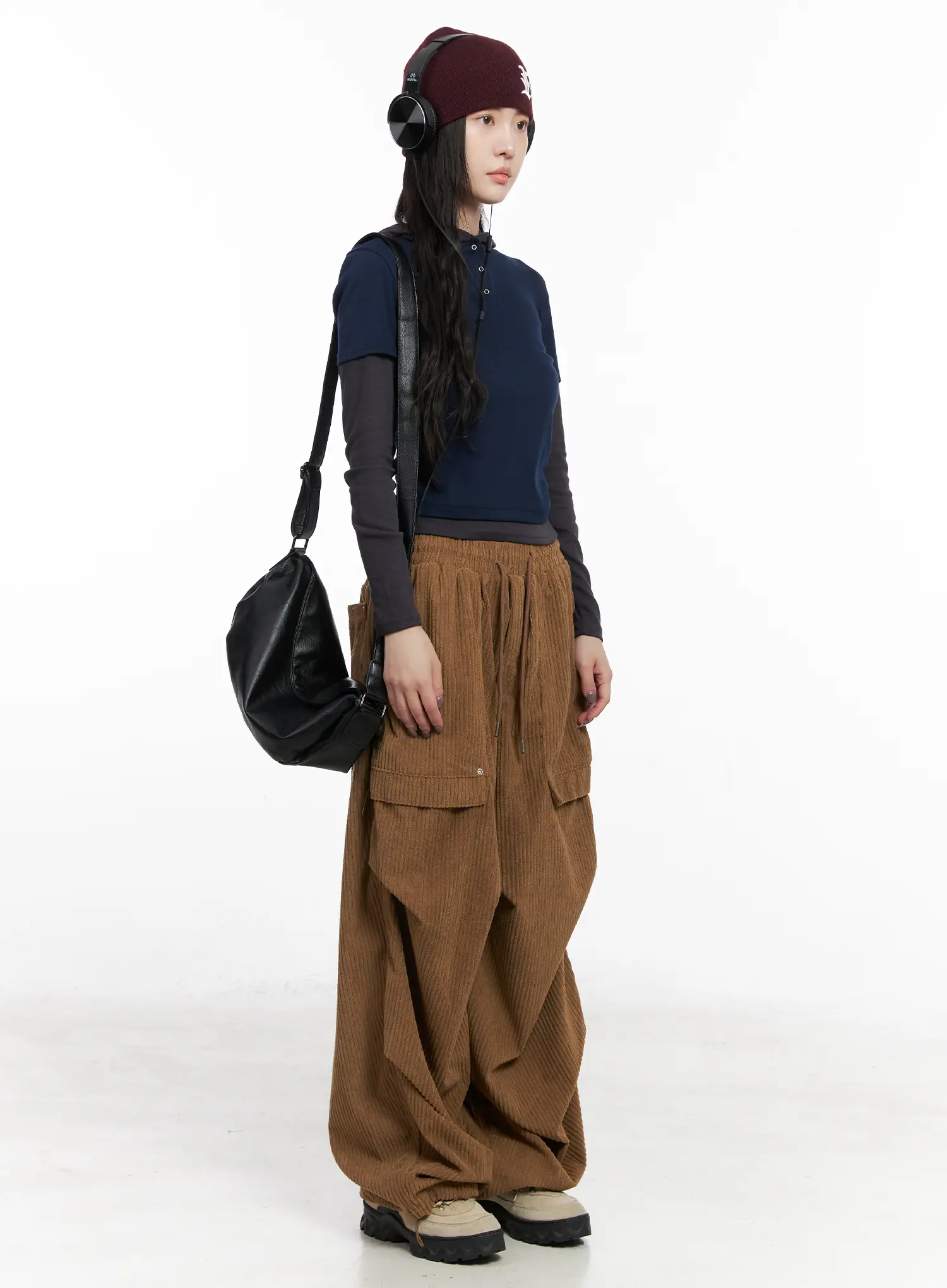 Layered Colorblock Hooded Long Sleeve CN512 - Image 6