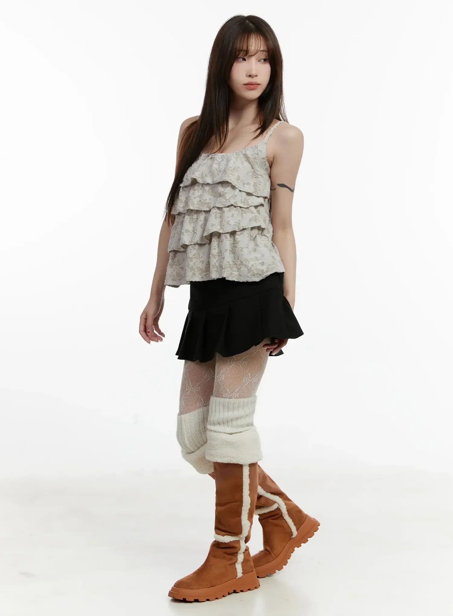 Layered Frill Cami Top IJ516 - Image 11