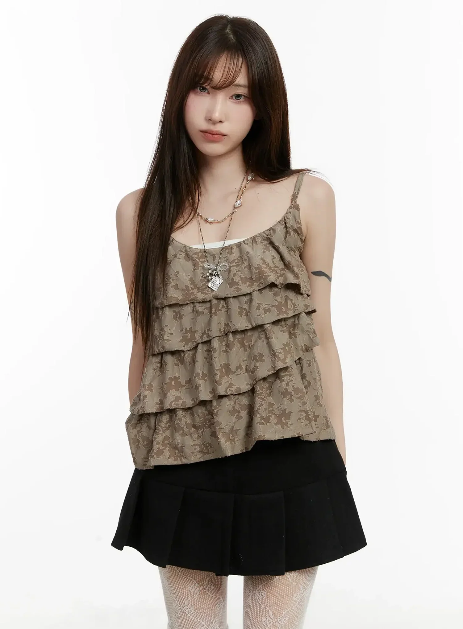 Layered Frill Cami Top IJ516 - Image 14