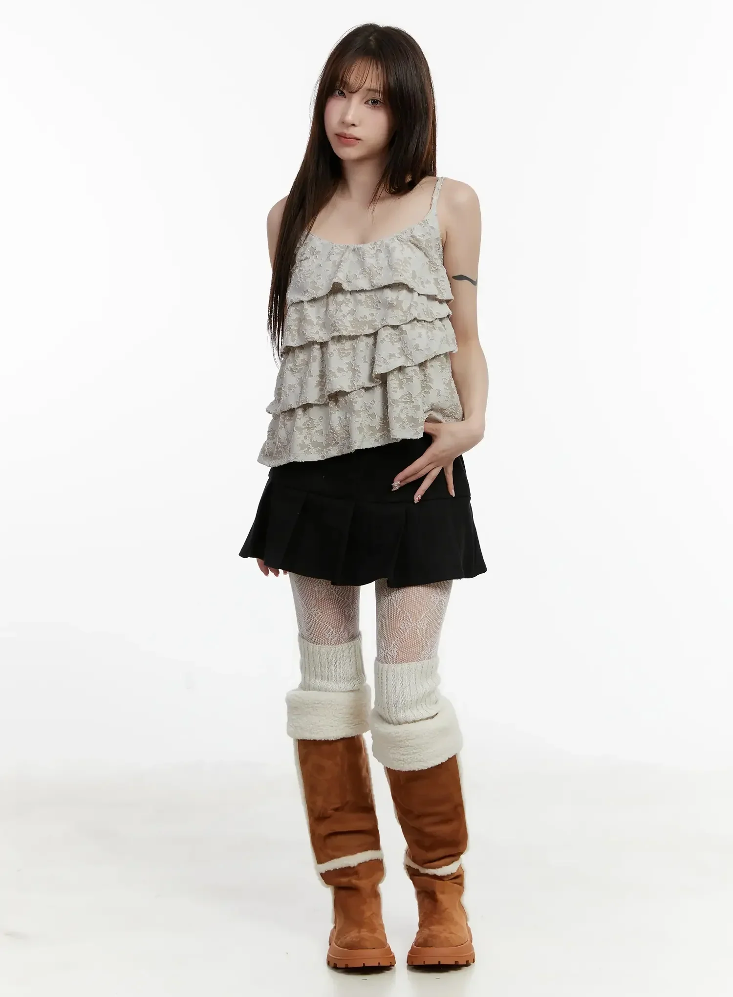 Layered Frill Cami Top IJ516 - Image 3