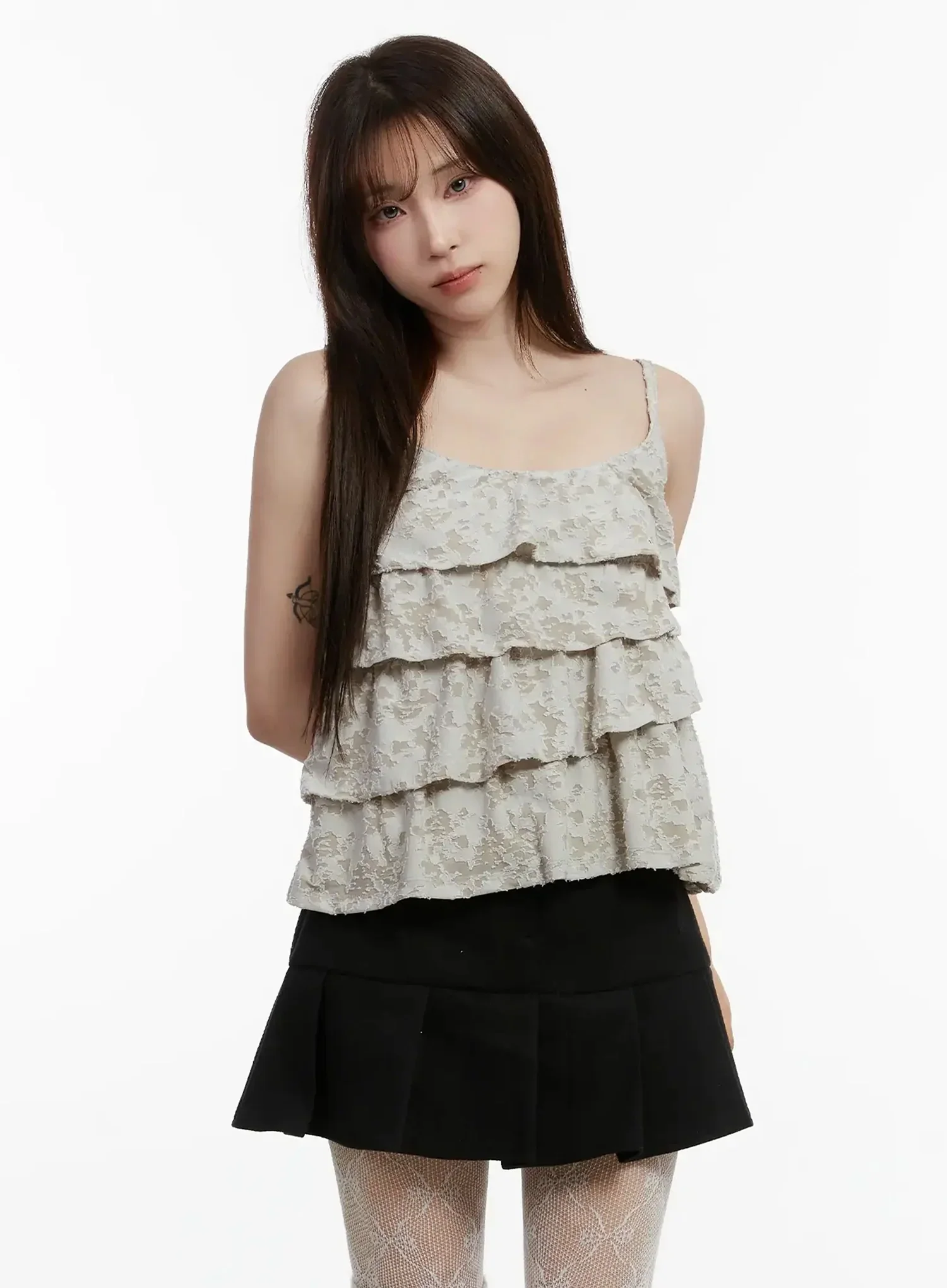 Layered Frill Cami Top IJ516 - Image 5