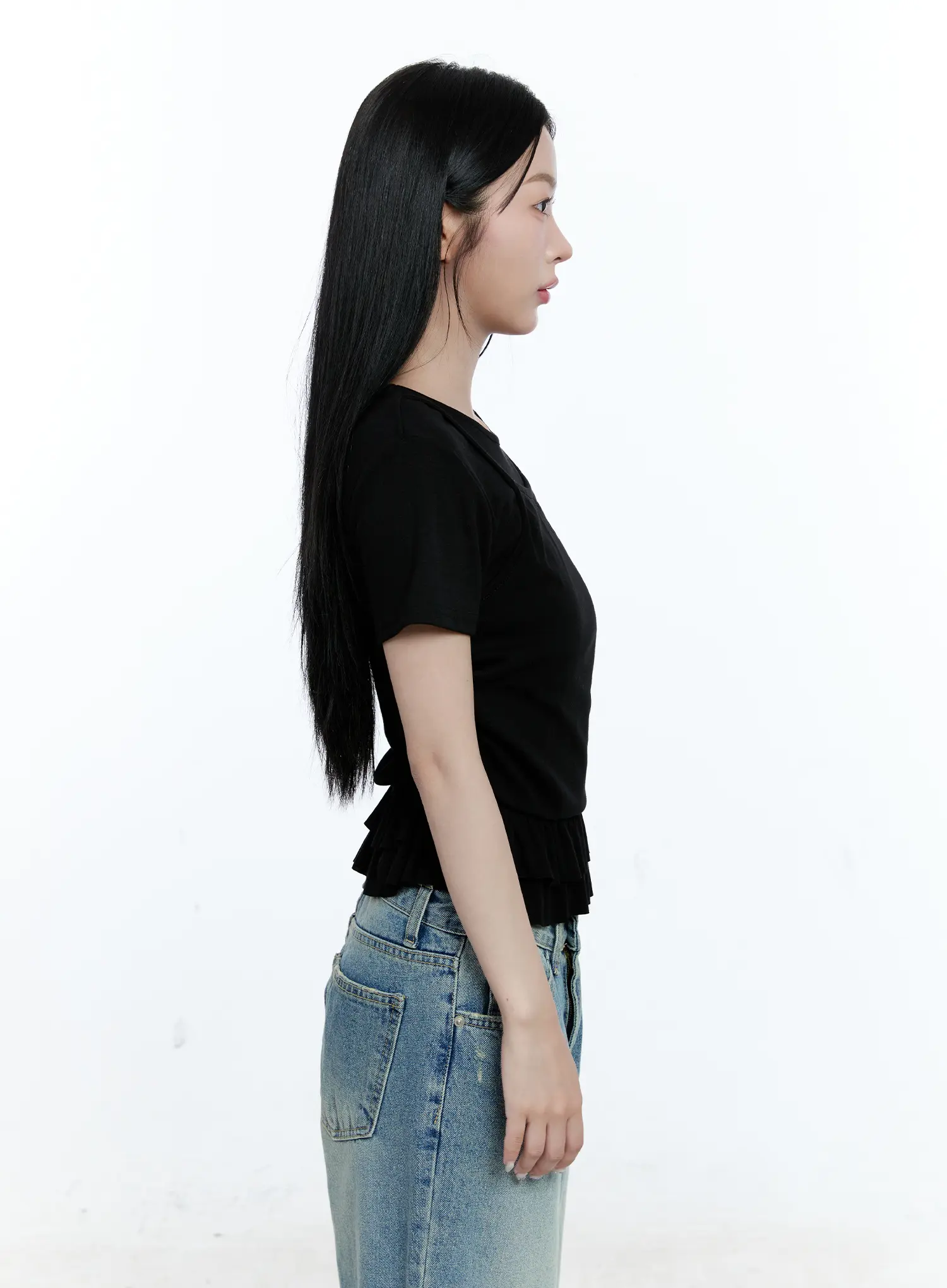 Layered Frill Short-Sleeve Tee CG512 - Image 5