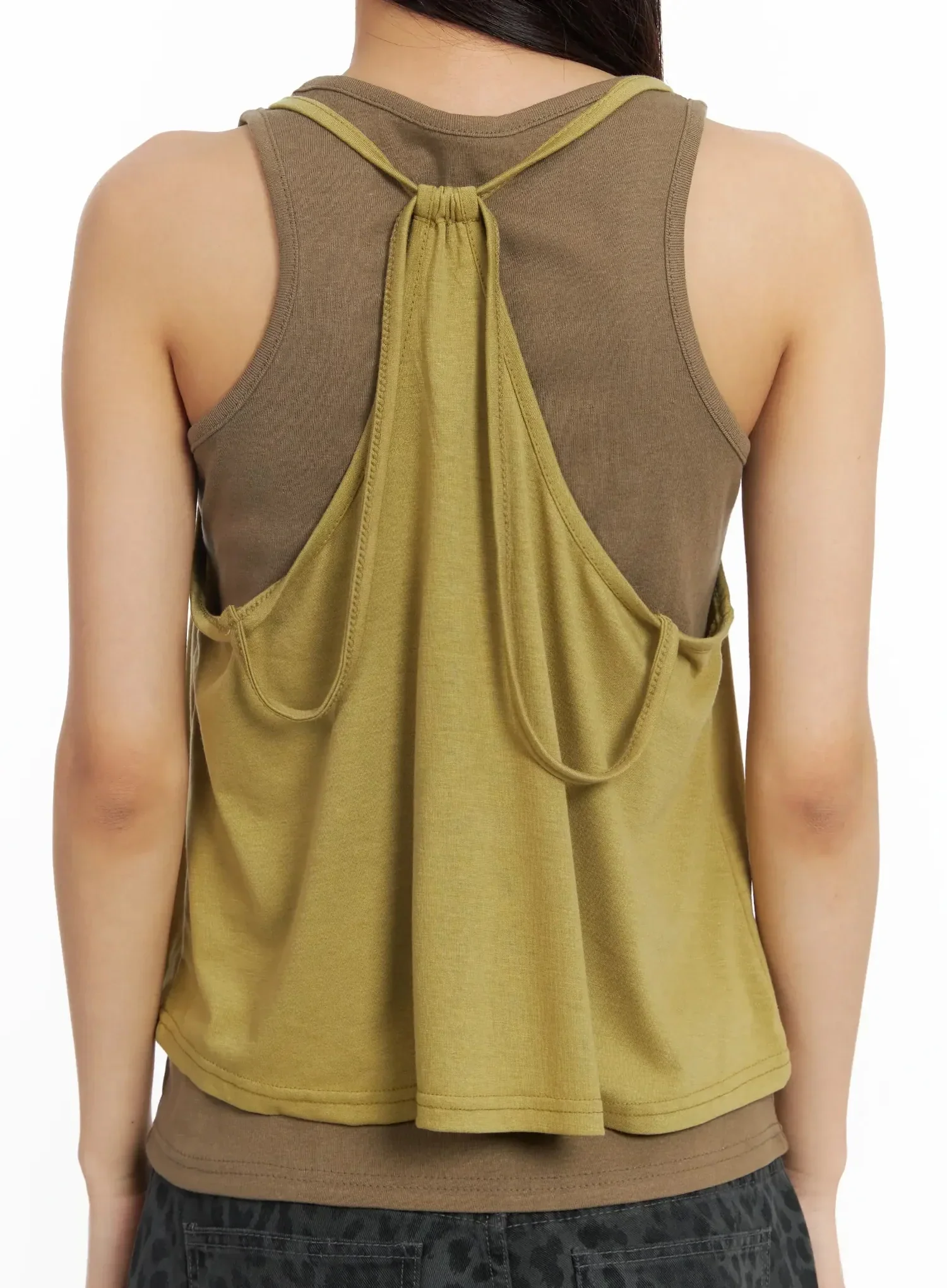 Layered Halter Tank Top IA508 - Image 10