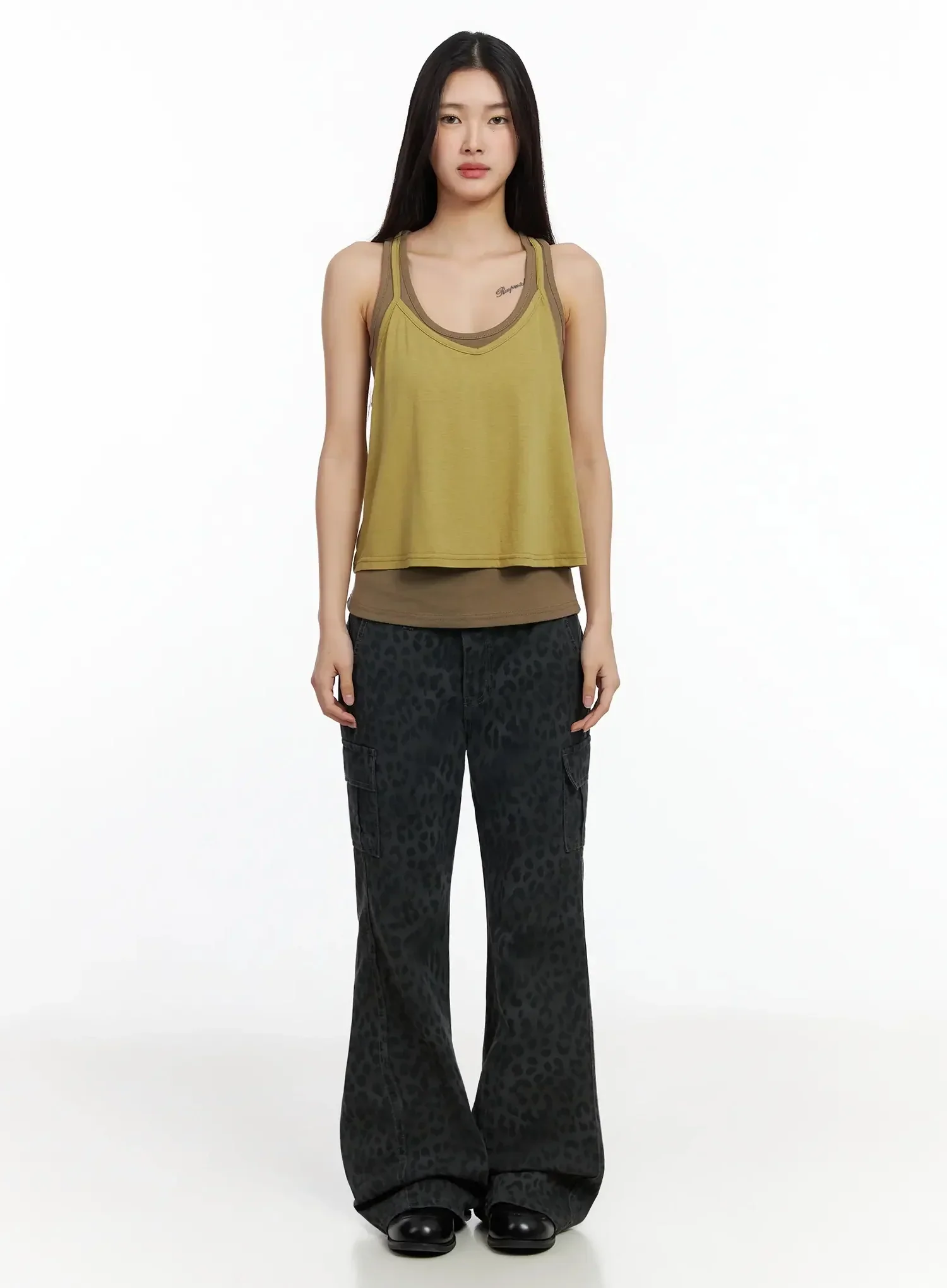 Layered Halter Tank Top IA508 - Image 11