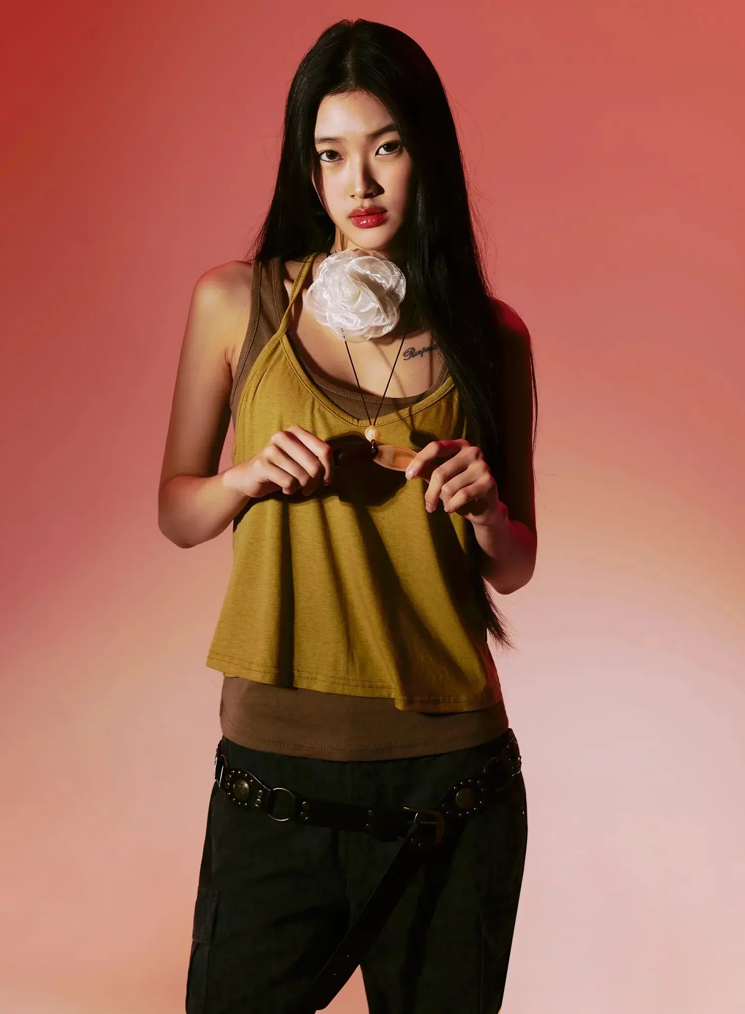 Layered Halter Tank Top IA508 - Image 14