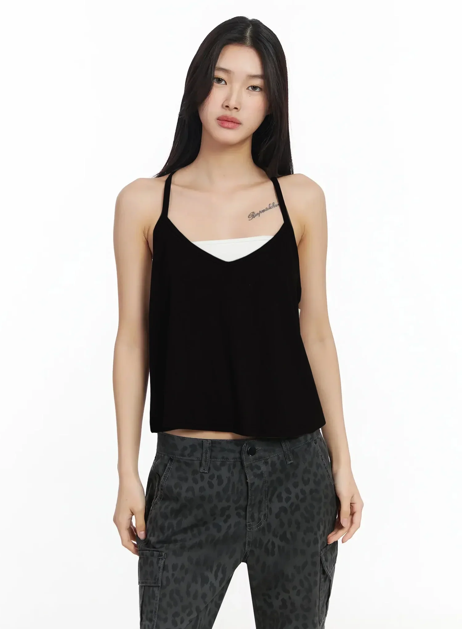 Layered Halter Tank Top IA508 - Image 16