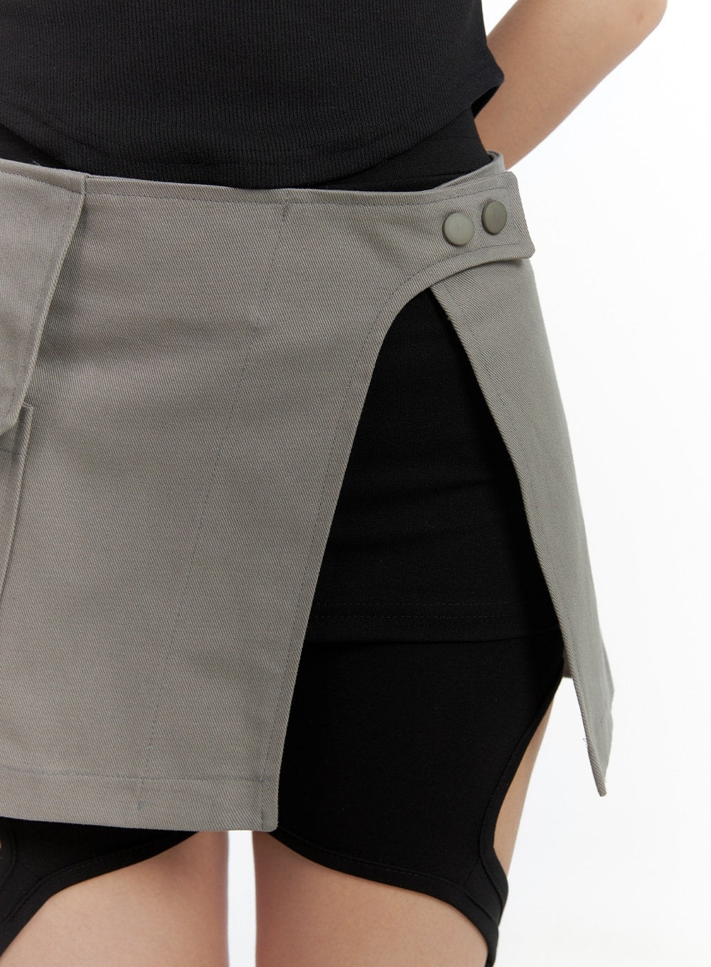 Layered Pocket Skirt CA409 - Image 4