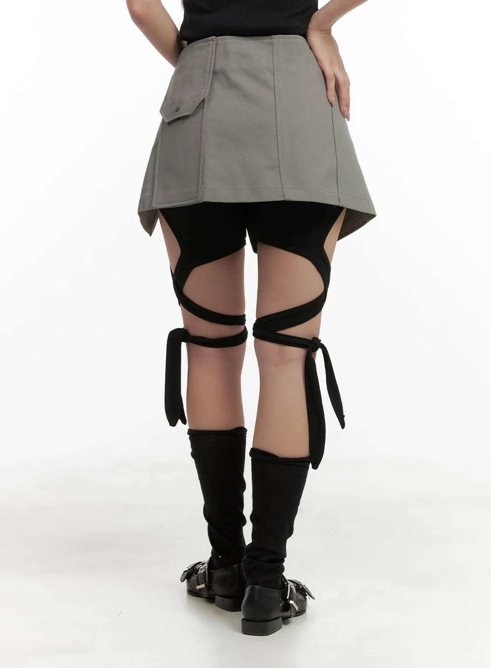 Layered Pocket Skirt CA409 - Image 7