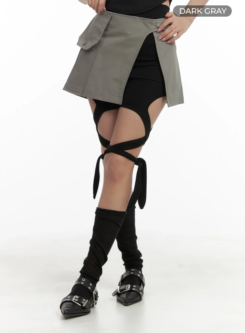 Layered Pocket Skirt CA409 - Image 8