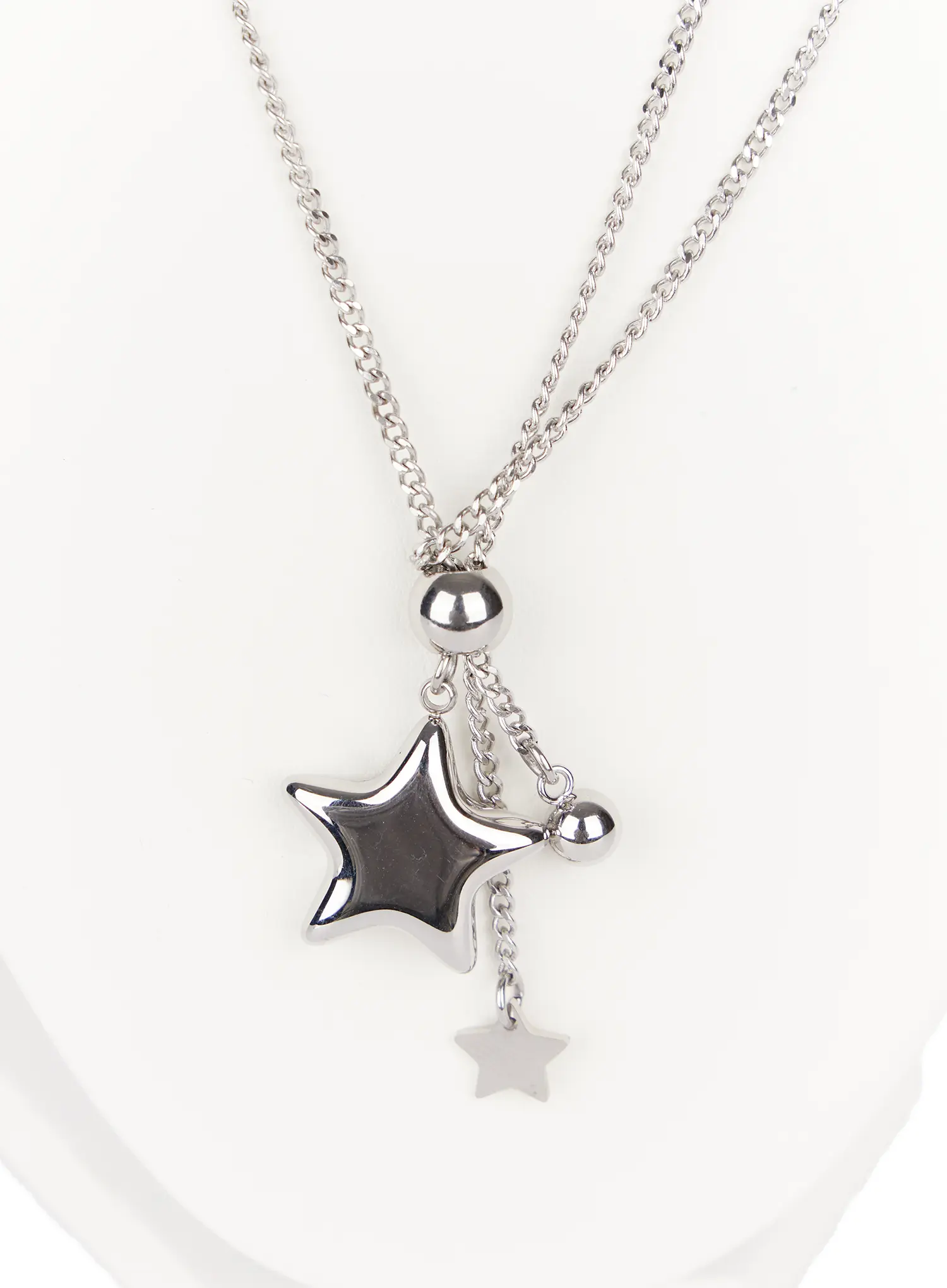Layered Star Pendant Necklace CD530 - Image 4