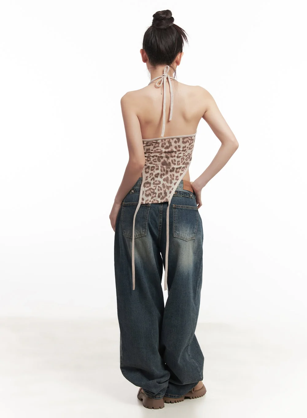 Leilani Washed Baggy Jeans CM531 - Image 5