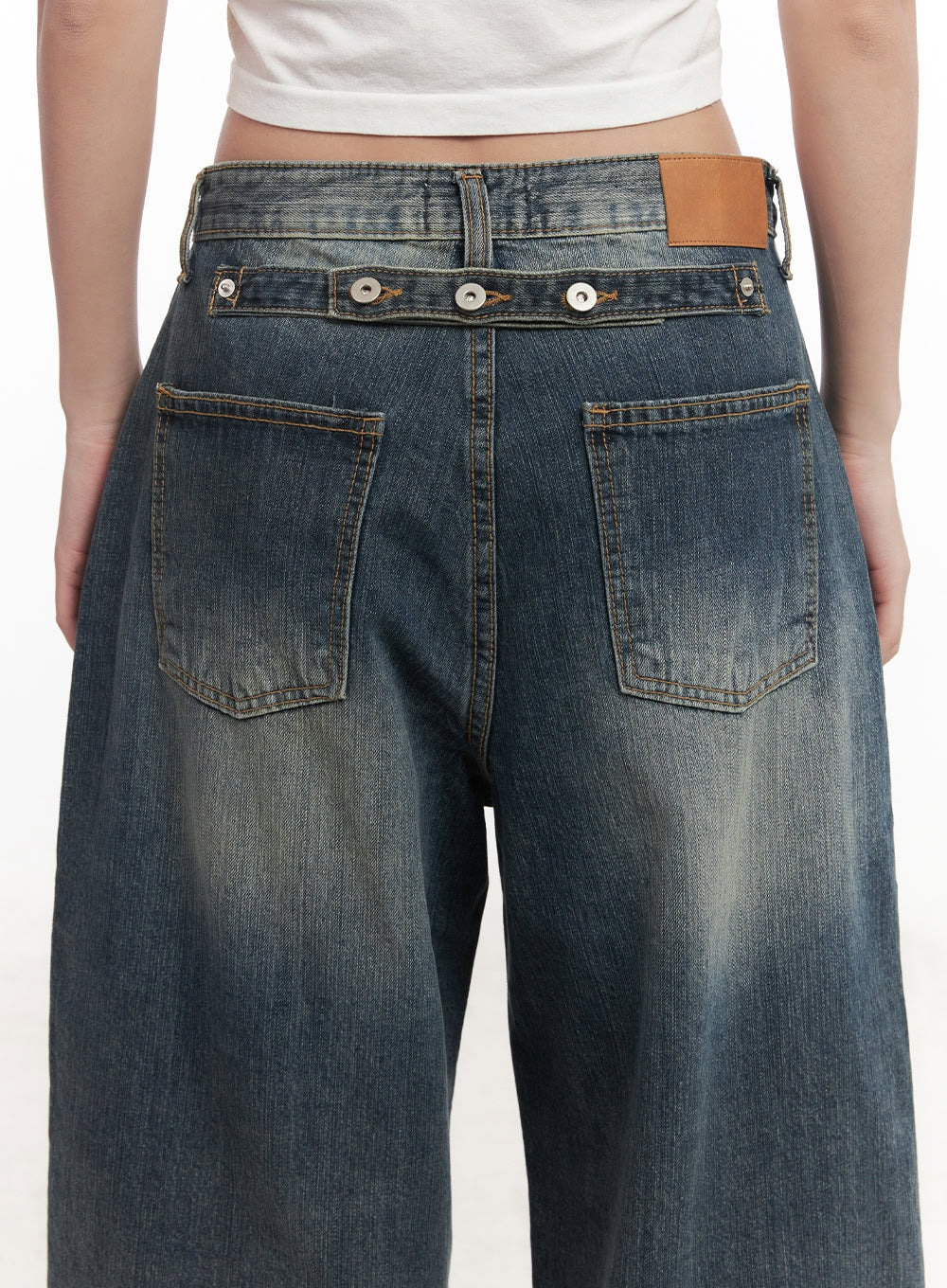 Leilani Washed Baggy Jeans CM531 - Image 8