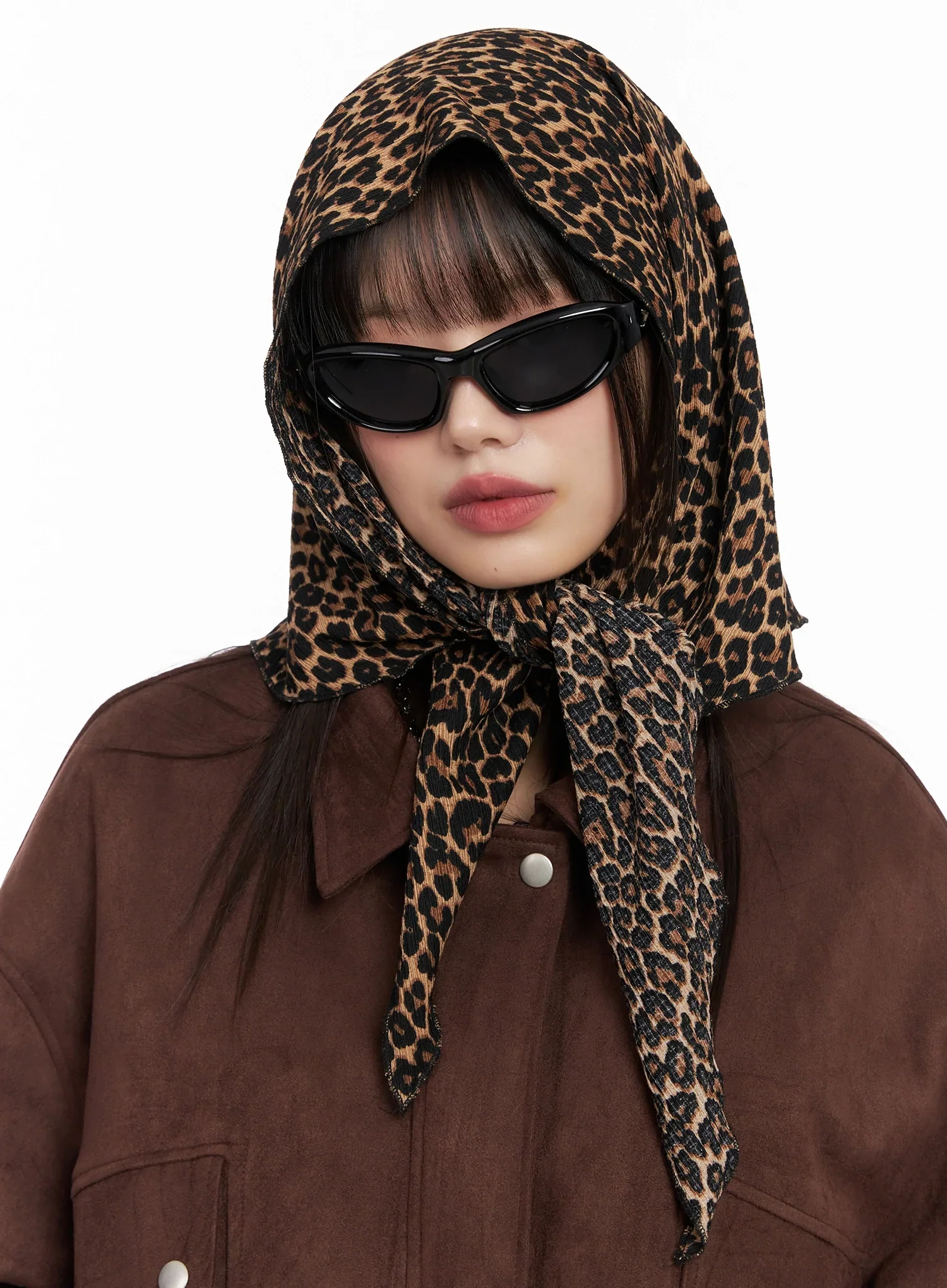 Leopard Print Scarf IN503 - Image 4