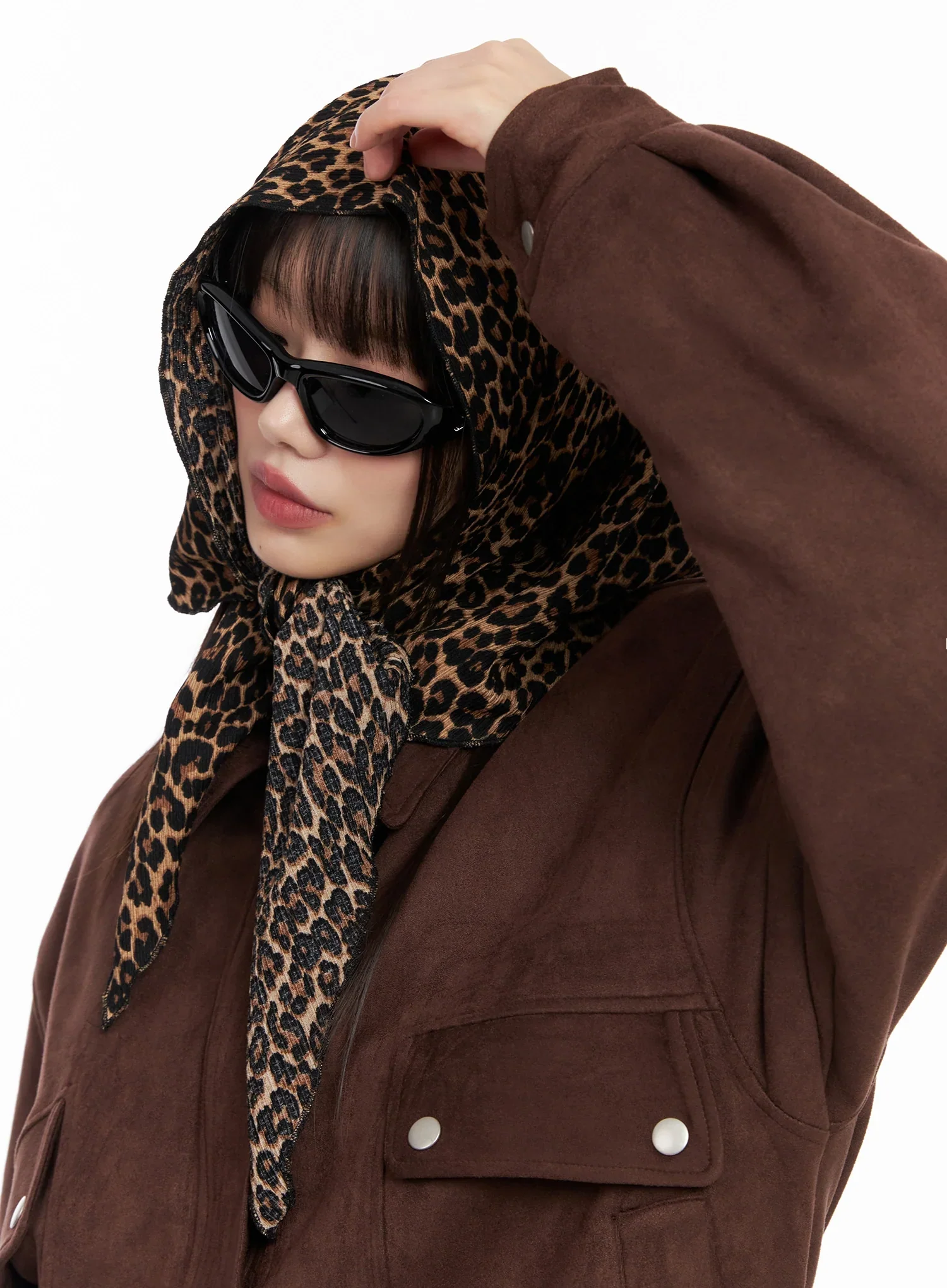 Leopard Print Scarf IN503 - Image 5