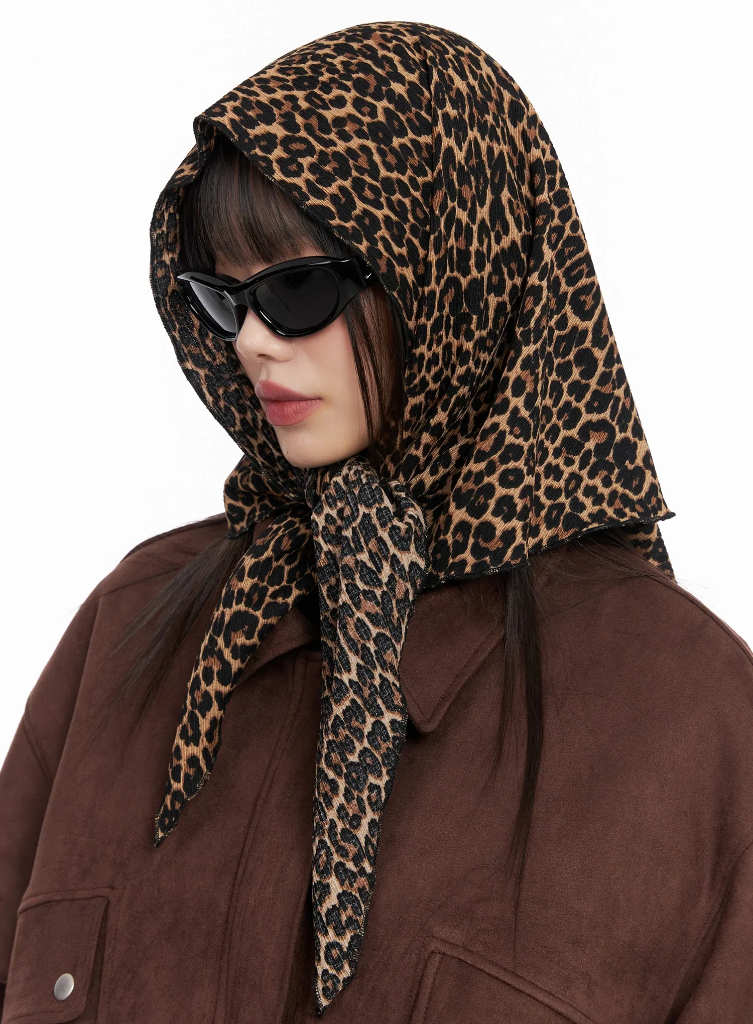 Leopard Print Scarf IN503 - Image 8