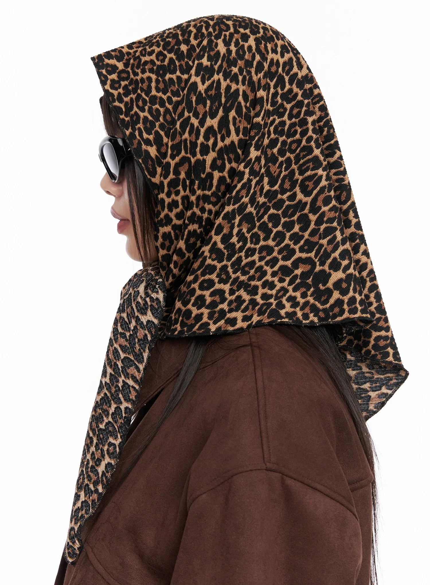 Leopard Print Scarf IN503 - Image 9