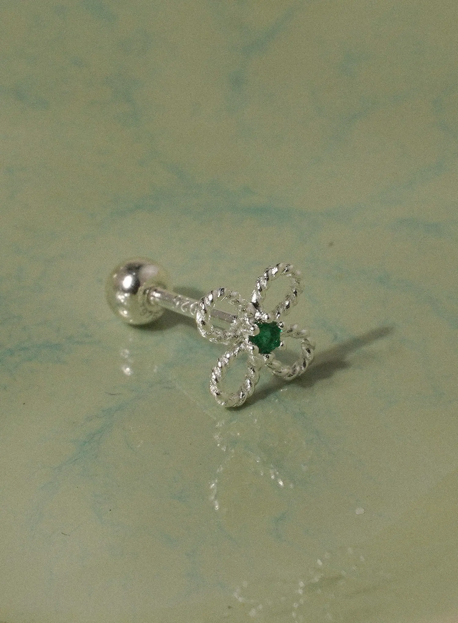 Lessing Woven Bloom Piercing (1pc) IU506 - Image 4