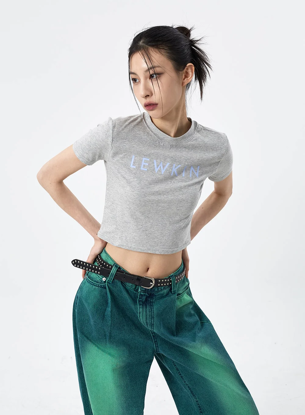 Lewkin Cropped Tee CM307 - Image 16