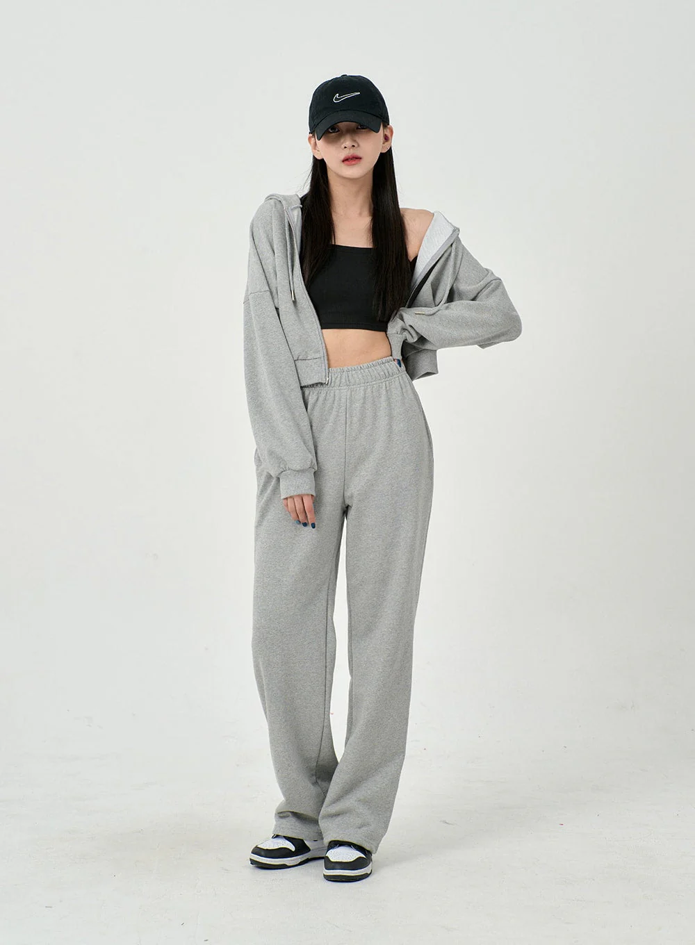 Lewkin Soft Basic Two Way Hoodie Zip Up C1210 - Image 26