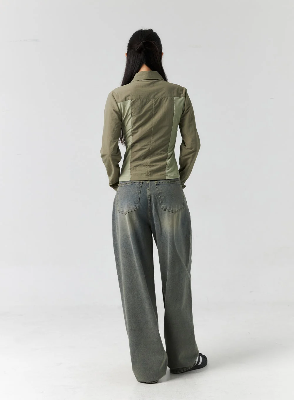 Light Wash Wide Leg Jeans CS303 - Image 10