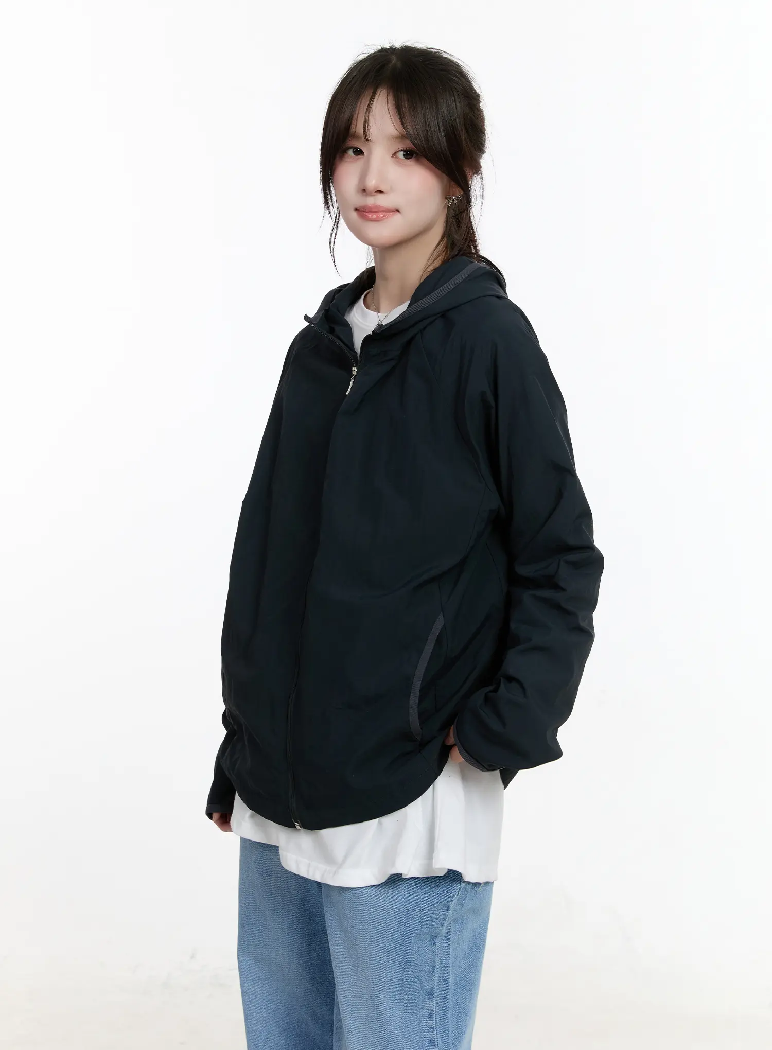 Lightweight Hooded Windbreaker CM505 - Image 7