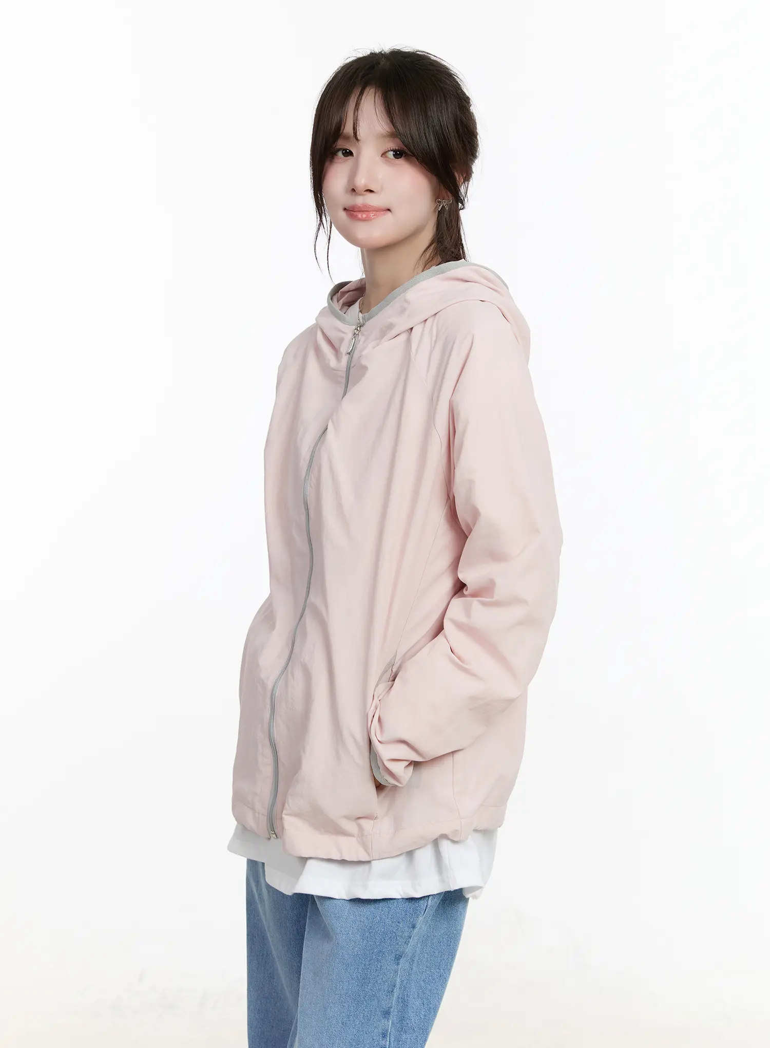 Lightweight Hooded Windbreaker CM505 - Image 9