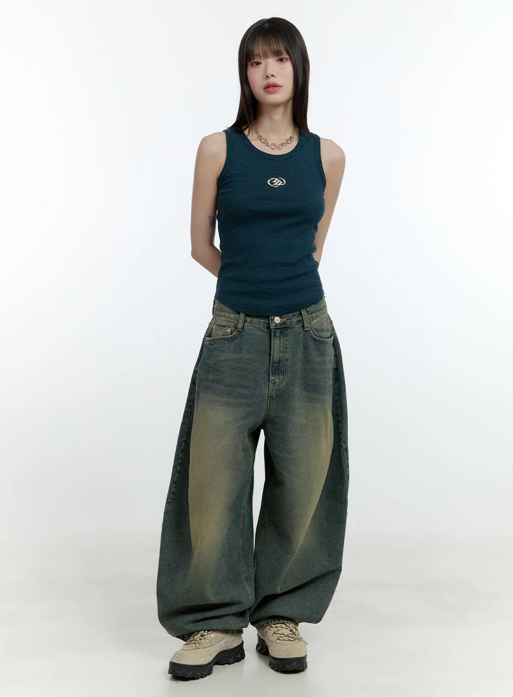 Logo Crop Tank Top CF506 - Image 2