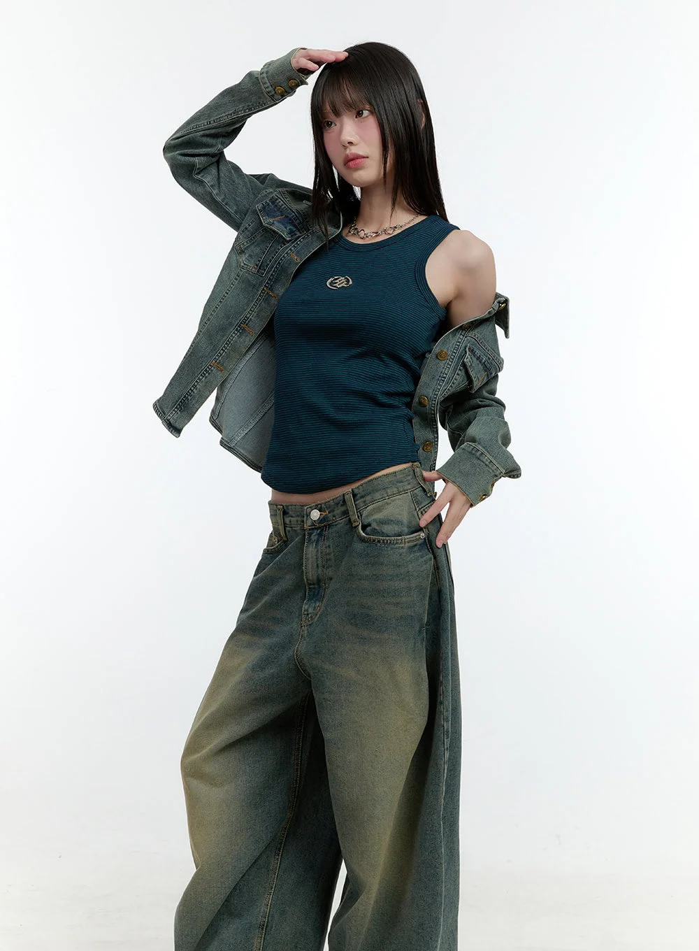 Logo Crop Tank Top CF506 - Image 5
