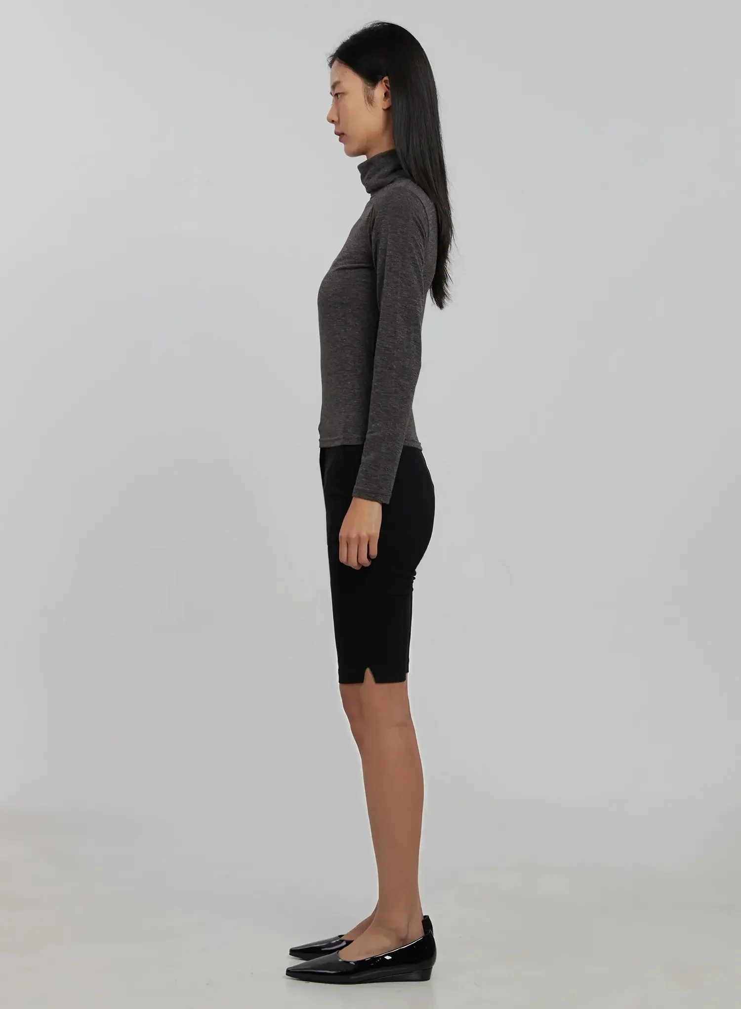 Long Sleeve Slim Turtleneck IJ509 - Image 6