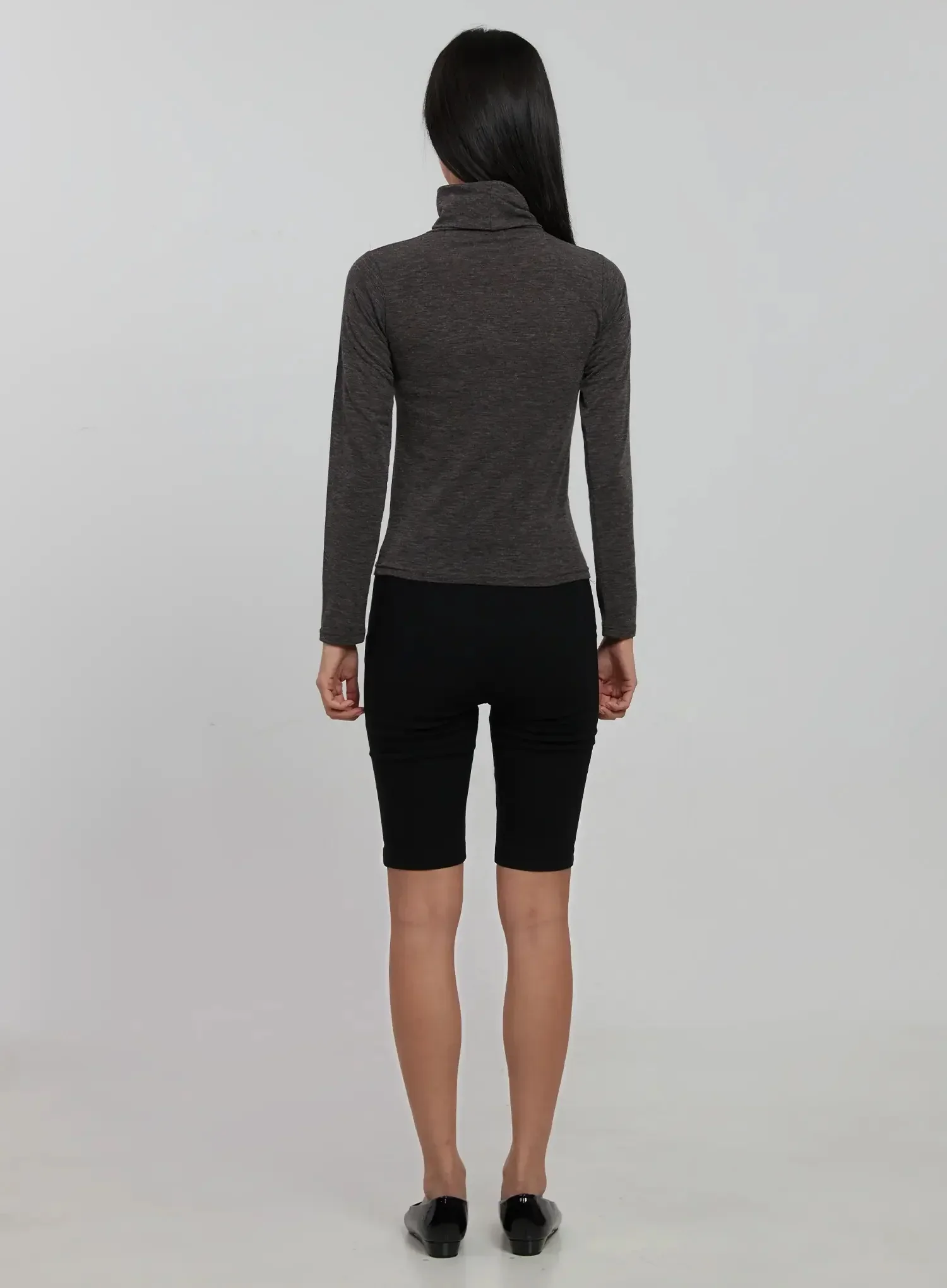 Long Sleeve Slim Turtleneck IJ509 - Image 7