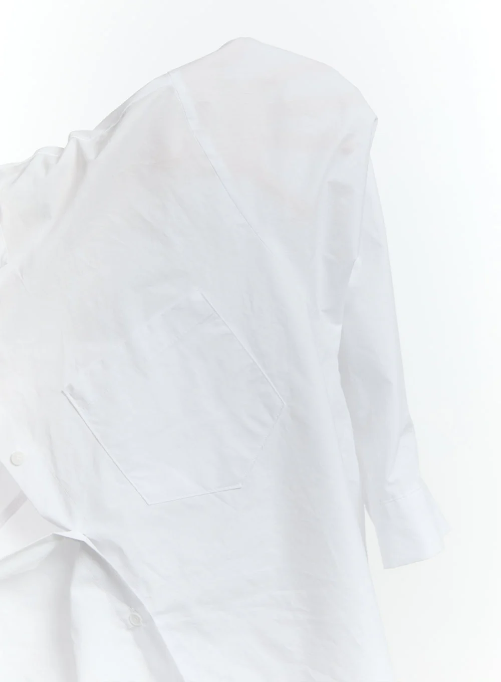 Loose-Fit Collared Button-Up Shirt CF506 - Image 9
