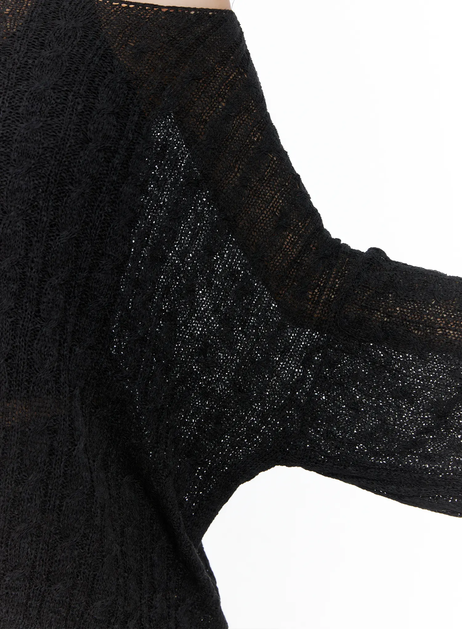 Loose Knit Long Sleeve Top CS502 - Image 4