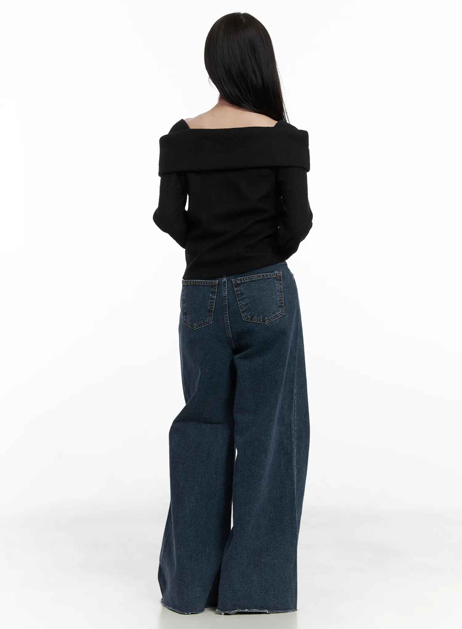 Louisa Ultra Wide Flared Jeans CN527 - Image 4
