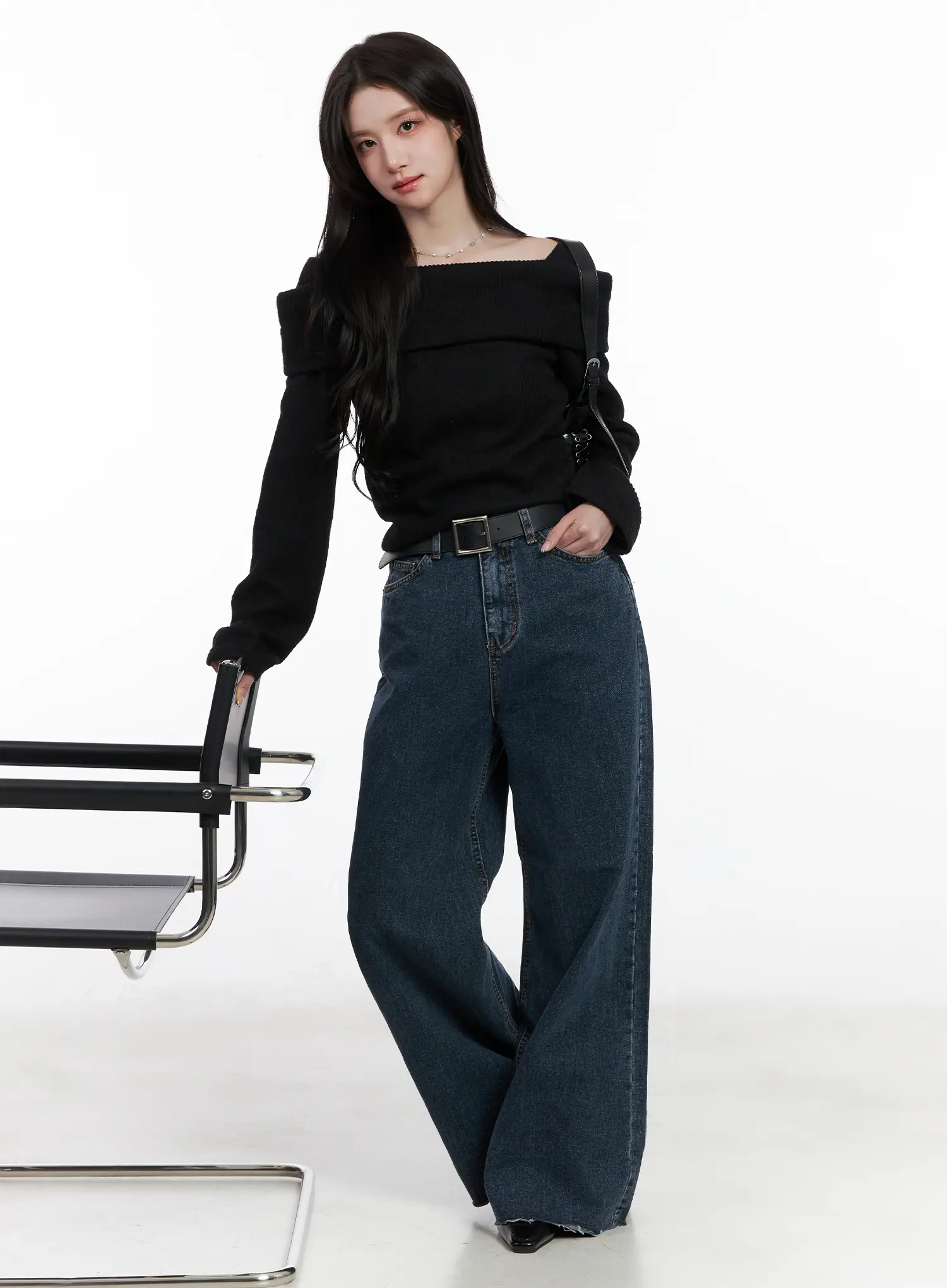 Louisa Ultra Wide Flared Jeans CN527 - Image 8
