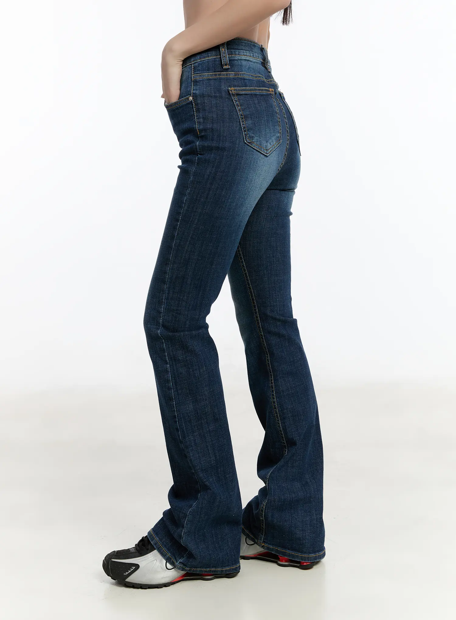 Love High Waist Bootcut Jeans CM511 - Image 3