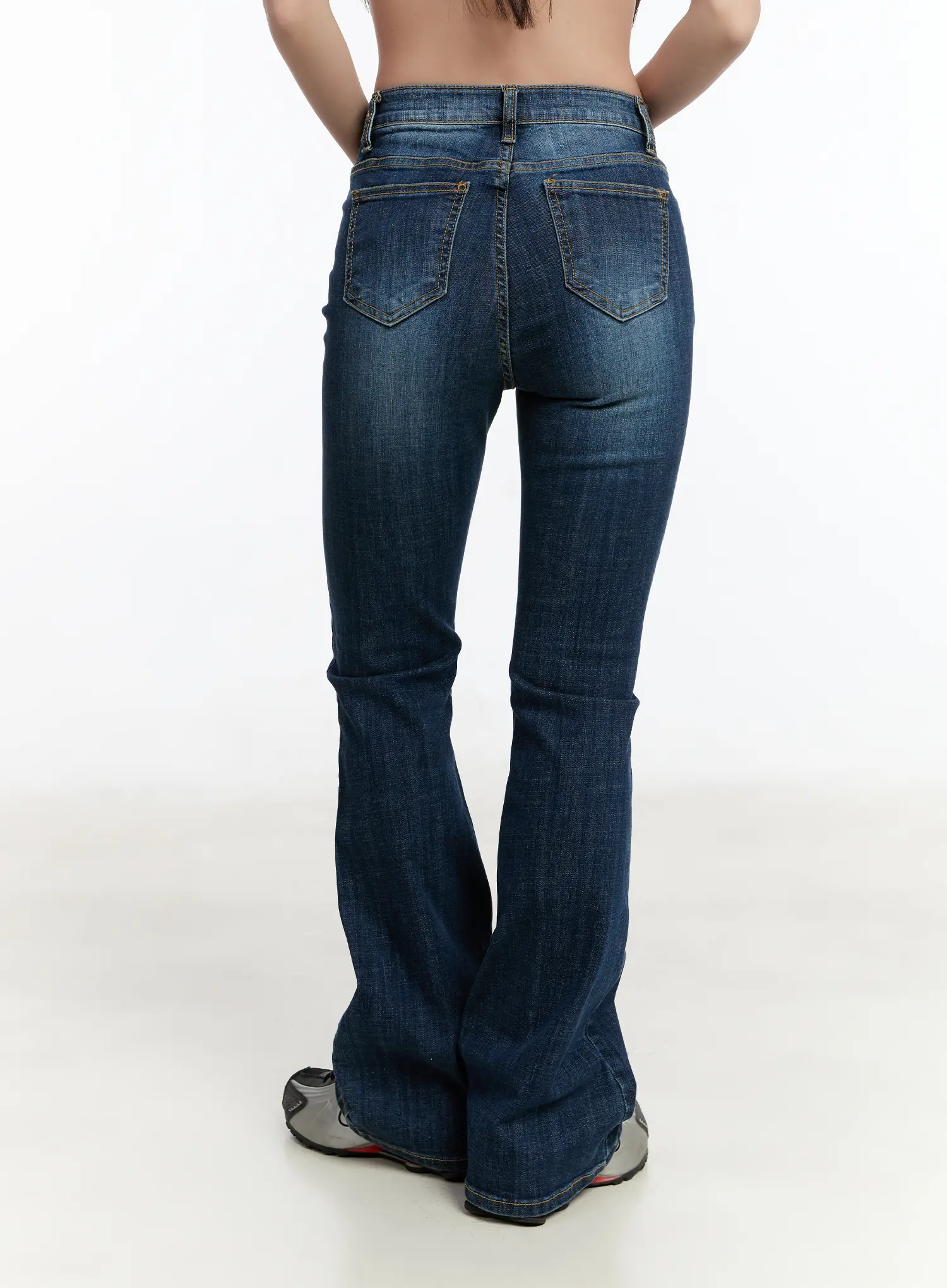 Love High Waist Bootcut Jeans CM511 - Image 4