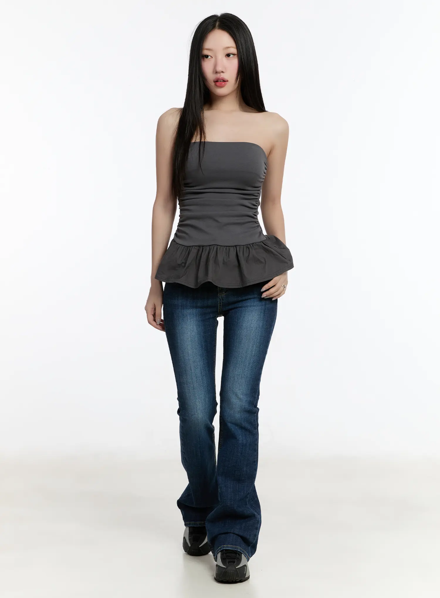 Love High Waist Bootcut Jeans CM511 - Image 5