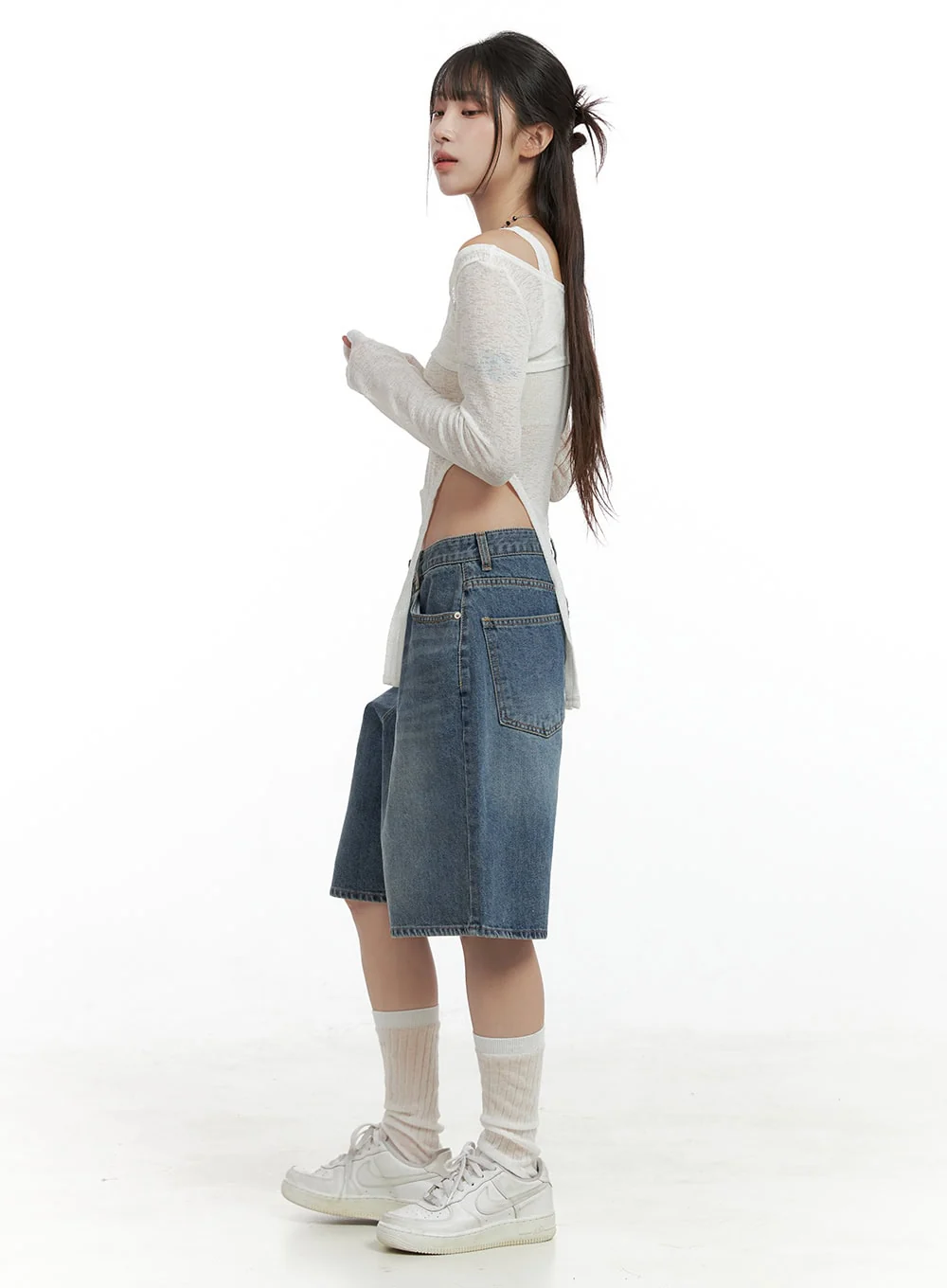 Low Rise Bermuda Jorts CL424 - Image 3