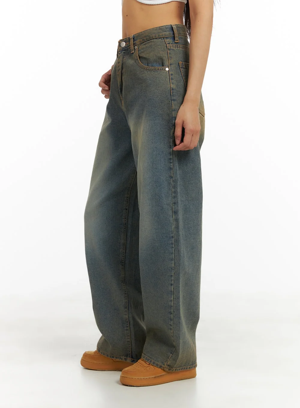 Low Rise Straight Jeans CA424 - Image 4
