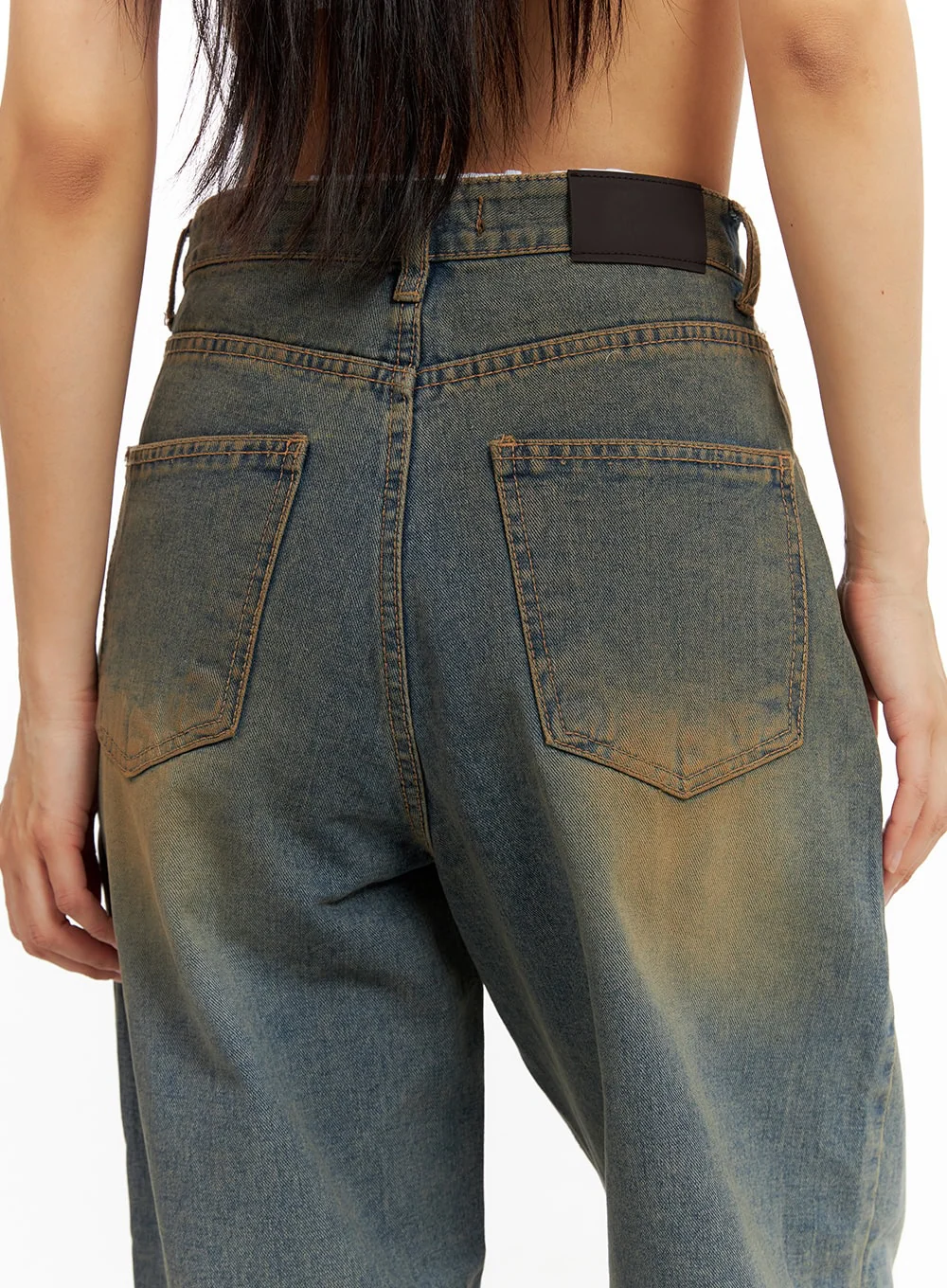 Low Rise Straight Jeans CA424 - Image 6